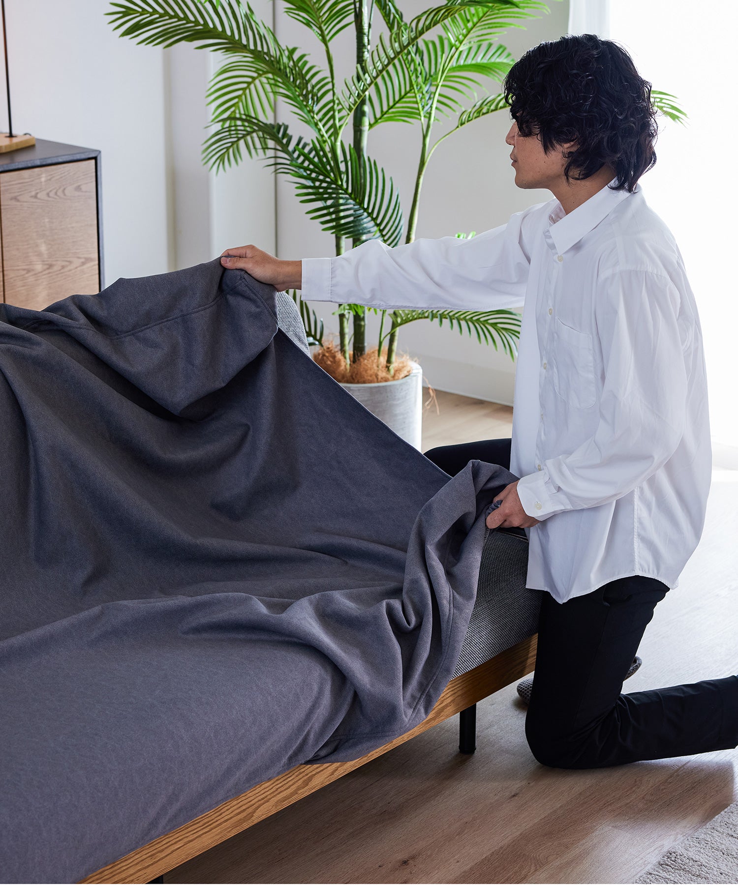 【受注】【カバーのみ】PACE ごろ寝ソファ らくらくカバー