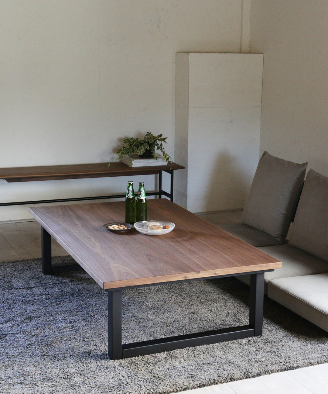 Nichibi Woodworks SAI コタツテーブル - コの字＆4本脚の2WAYデザイン