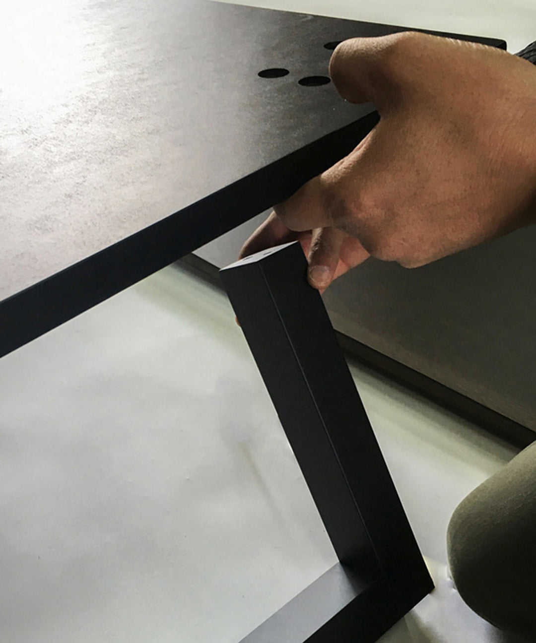 Nichibi Woodworks SAI コタツテーブル - コの字＆4本脚の2WAYデザイン