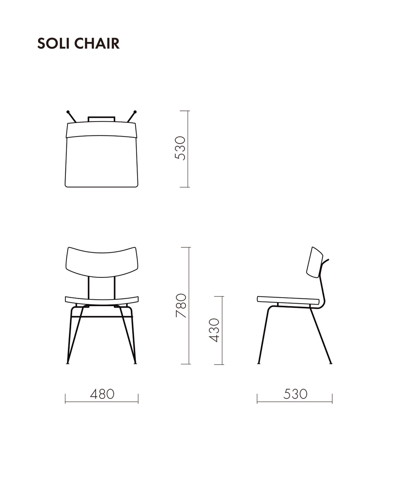 【SQUARE ROOTS（スクエアルーツ）】 SOLI CHAIR LEATHER SHEET