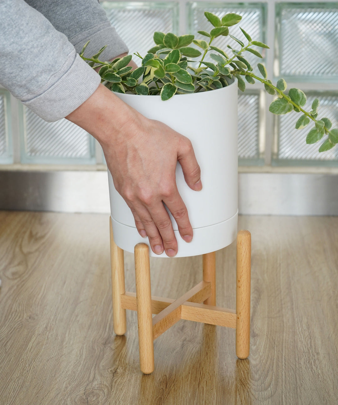 Work Plusワークプラス / オハナ ポット｜高さ調整可能でインテリアに