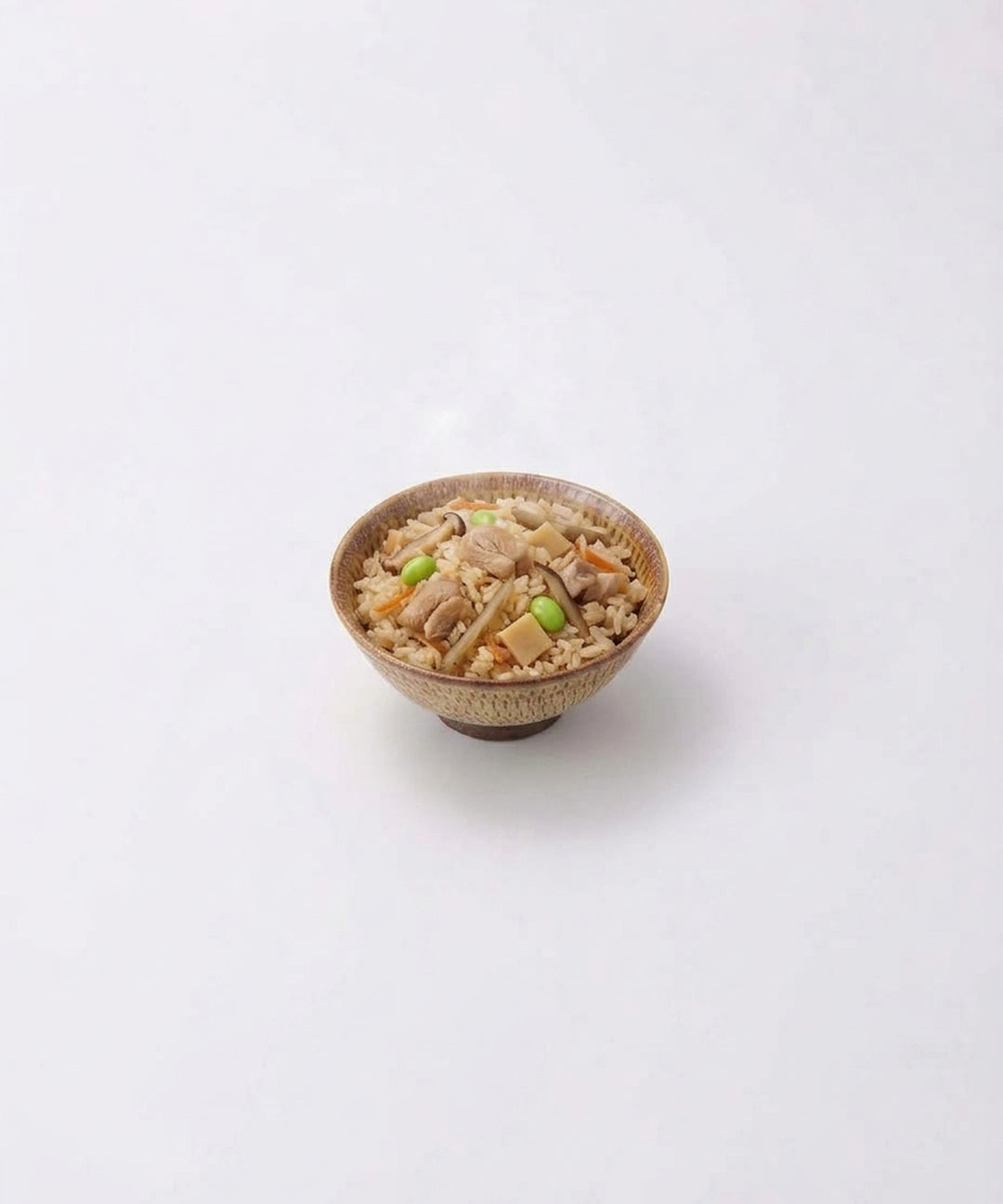 小石原焼 飯碗 導化釉｜伝統技法「飛び鉋」と落ち着いた薄褐色が美しい