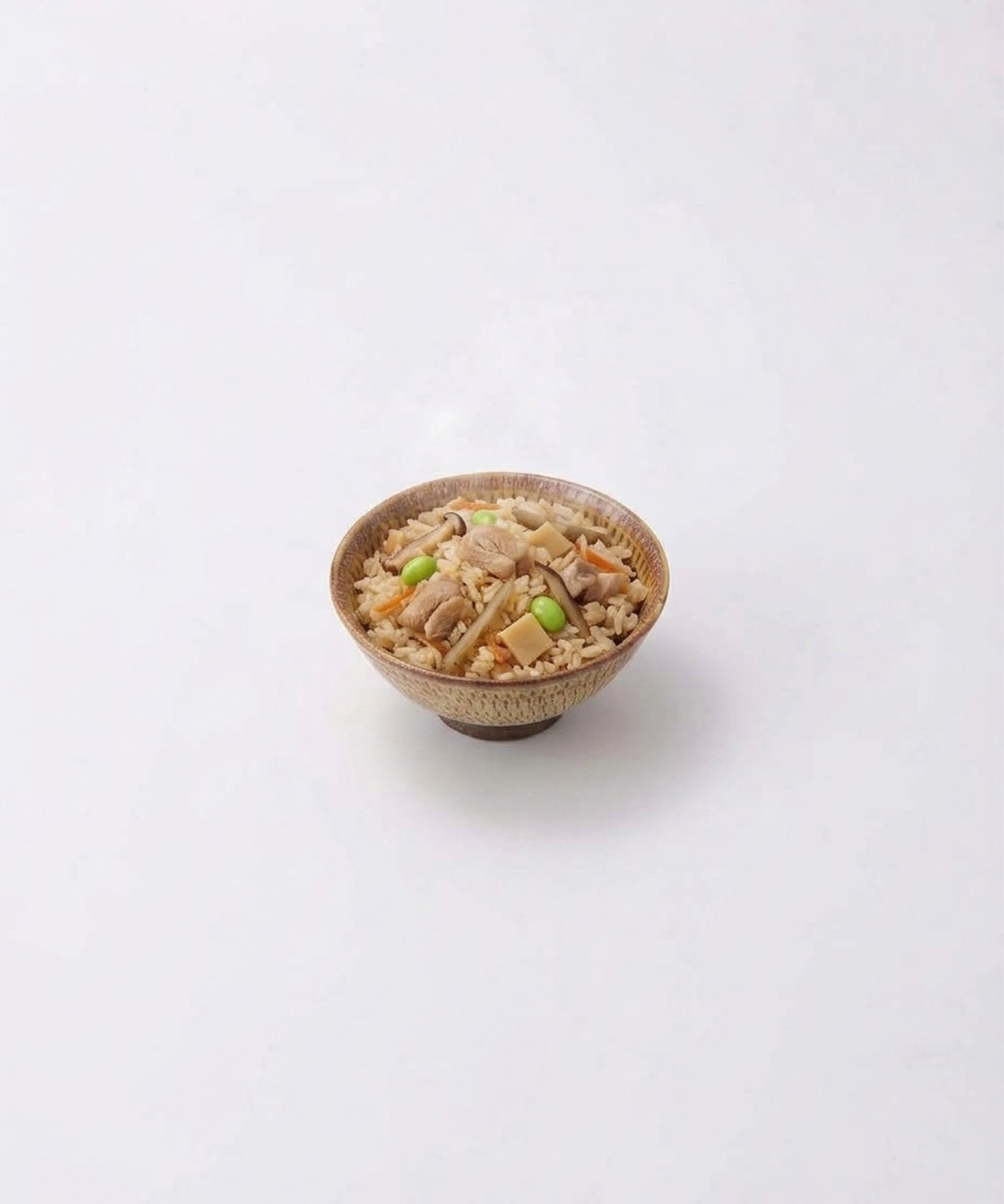 小石原焼 飯碗 導化釉｜伝統技法「飛び鉋」と落ち着いた薄褐色が美しい