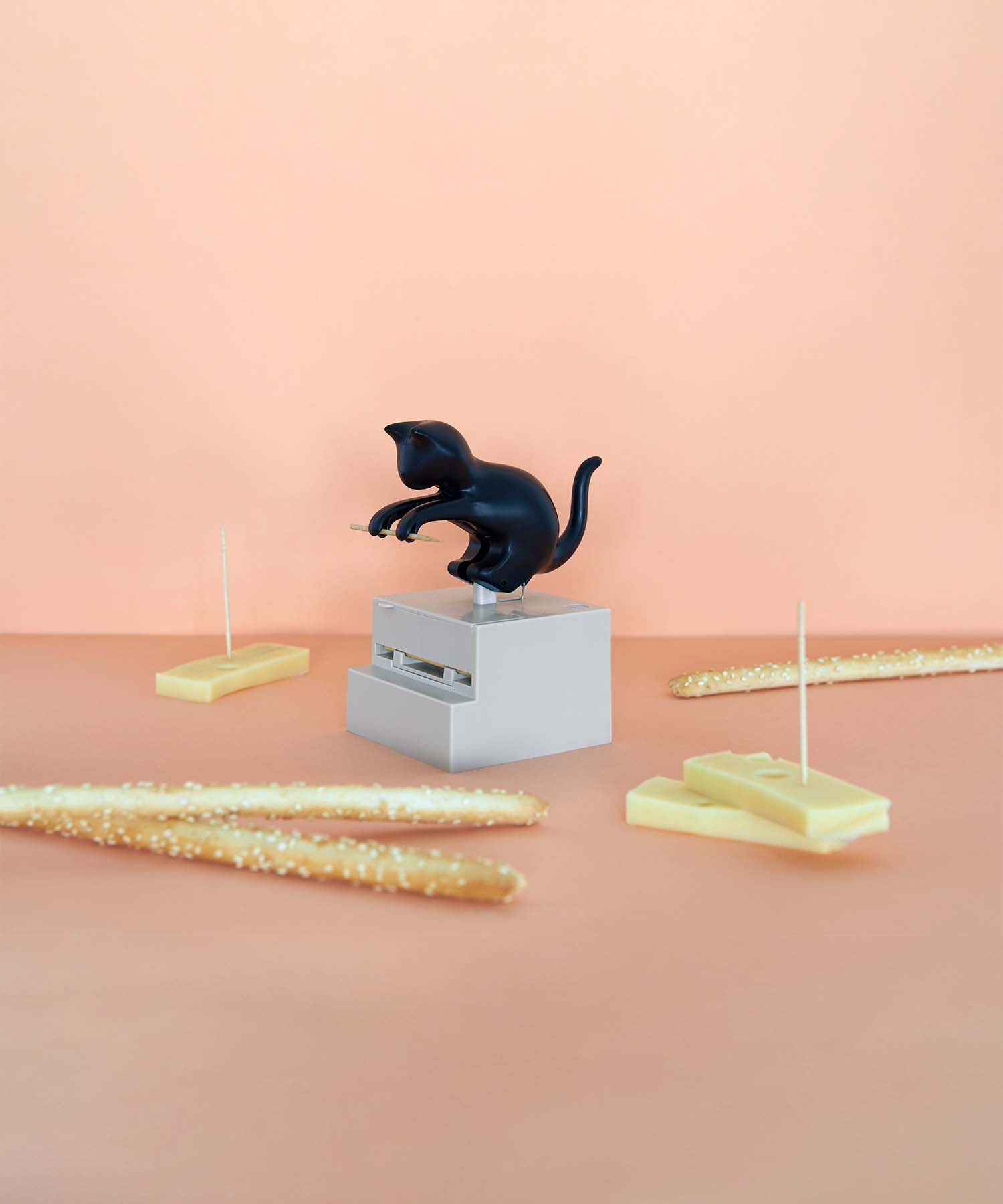 balvi トゥースピックアップホルダー キャット