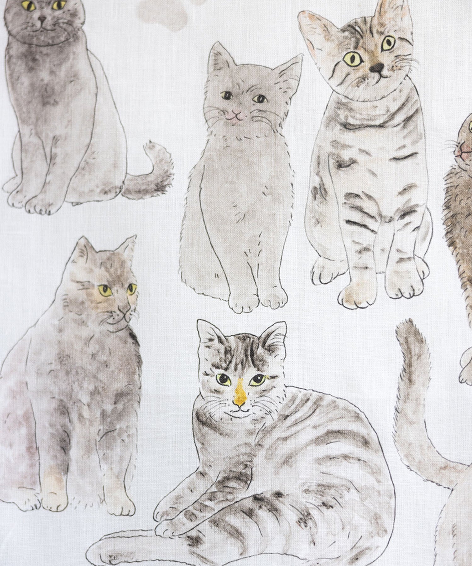 2026リネンファブリックカレンダー 猫 / 犬