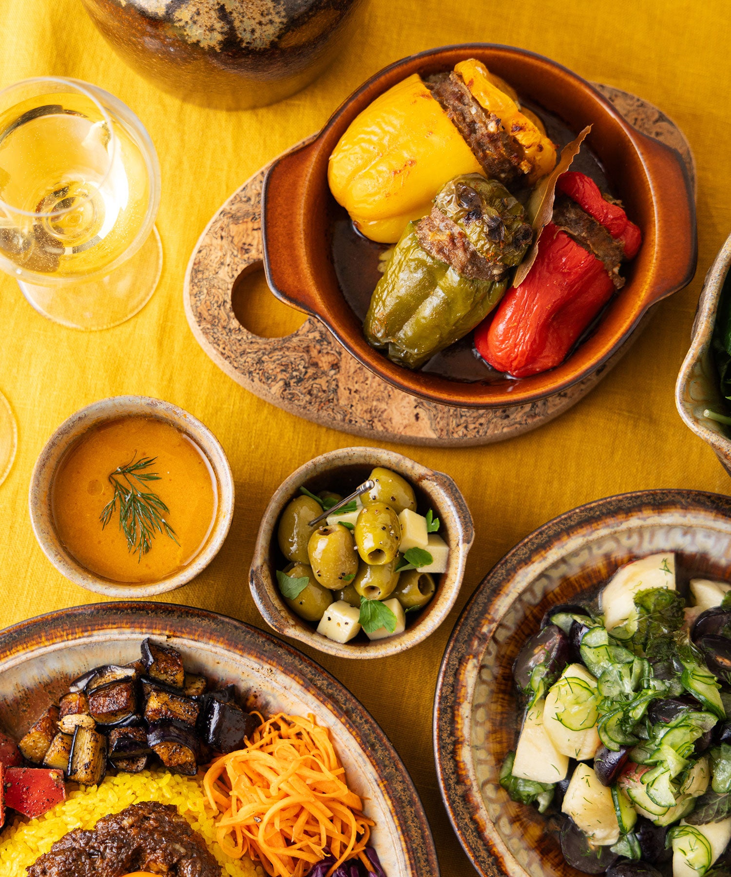 ポタリー オイルビネガーボトル