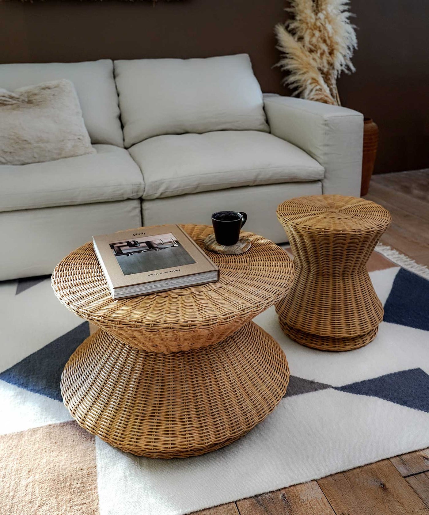 DIAVOLO RATTAN COFFEE  TABLE