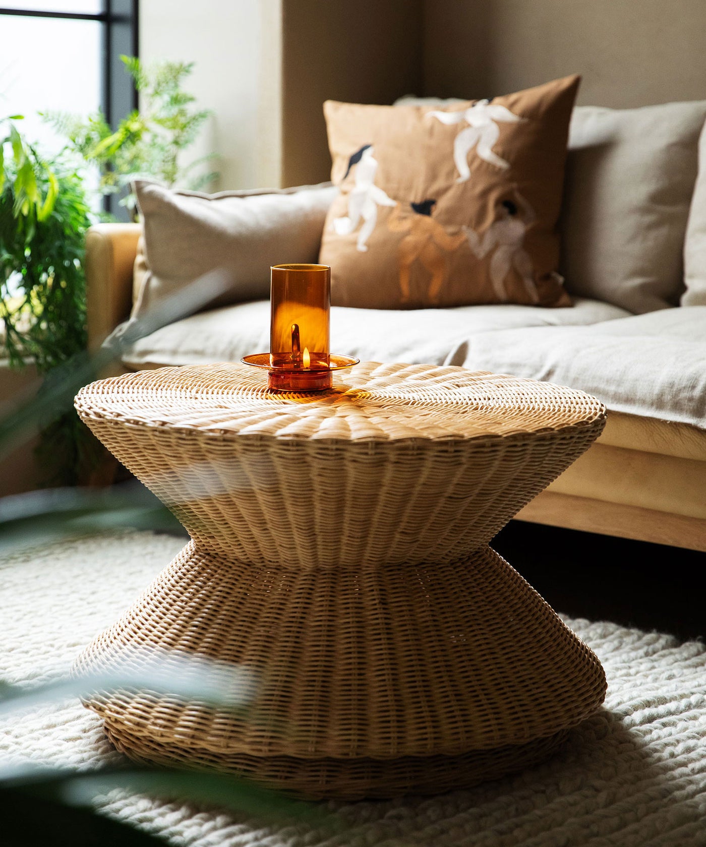 DIAVOLO RATTAN COFFEE  TABLE