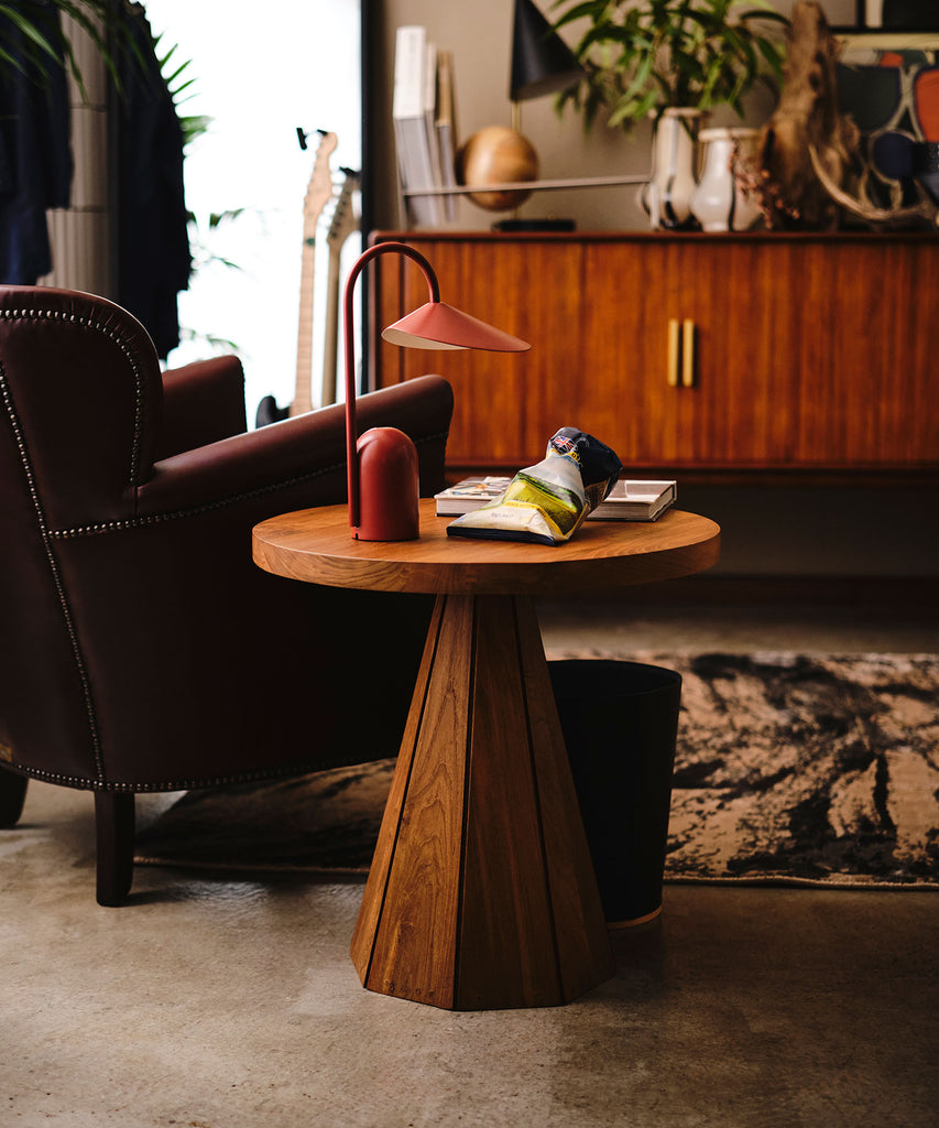 dareels（ダリールズ）】 JATI WL SIDE TABLE 500｜チーク古材の温かな