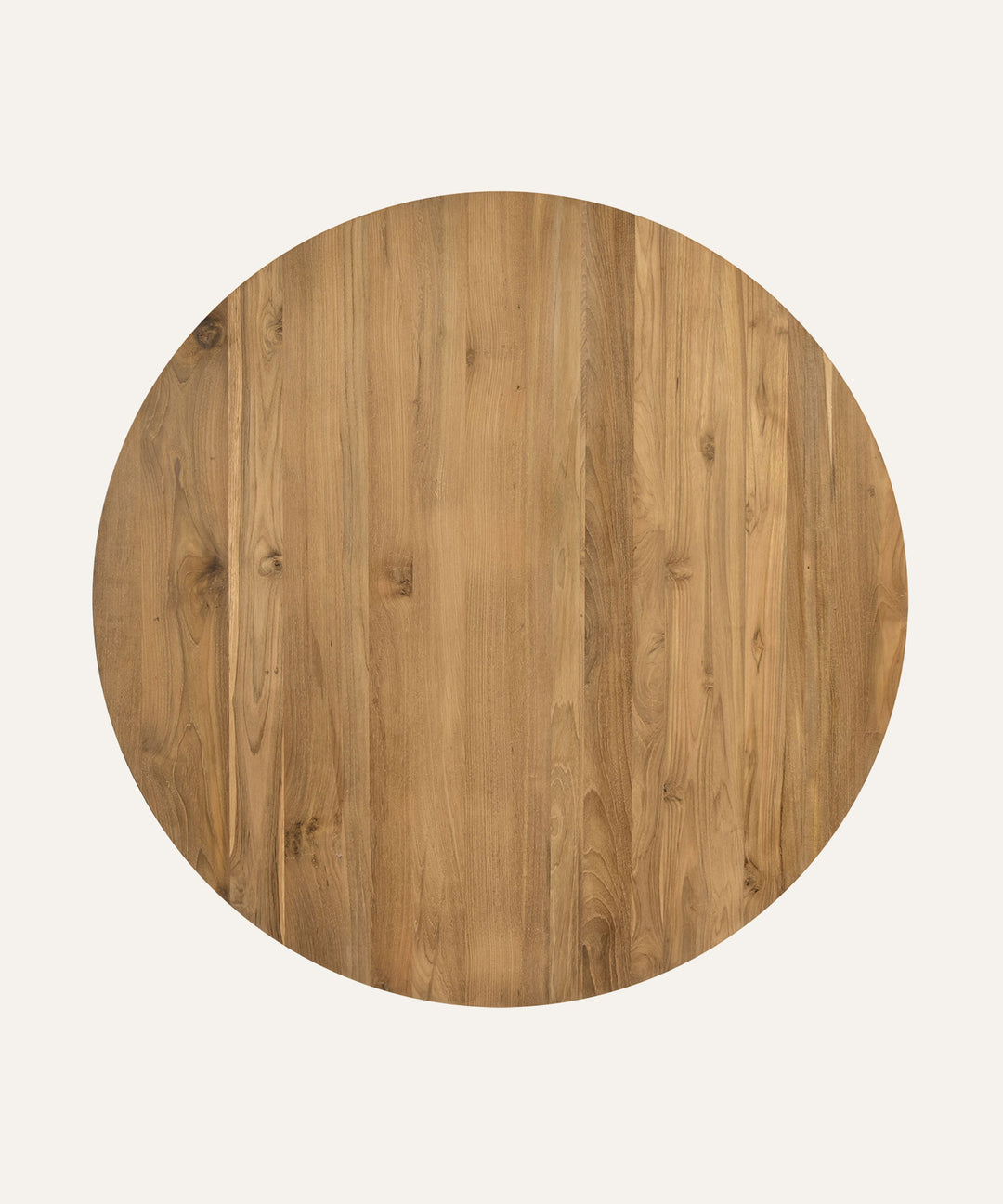 dareels（ダリールズ）】 NEW JATI CIRCLE 110 DINING TABLE｜チーク古