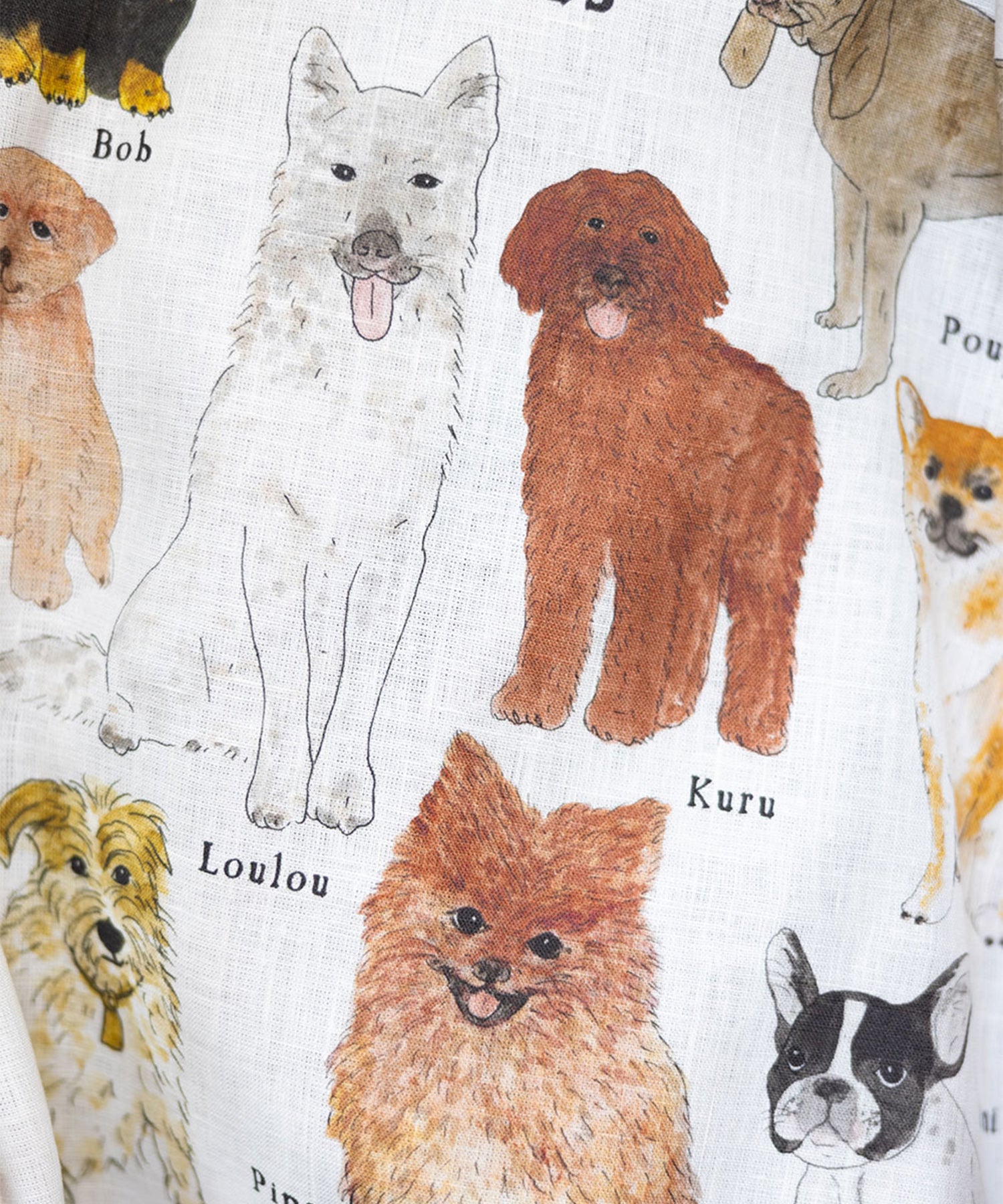 2026リネンファブリックカレンダー 猫 / 犬