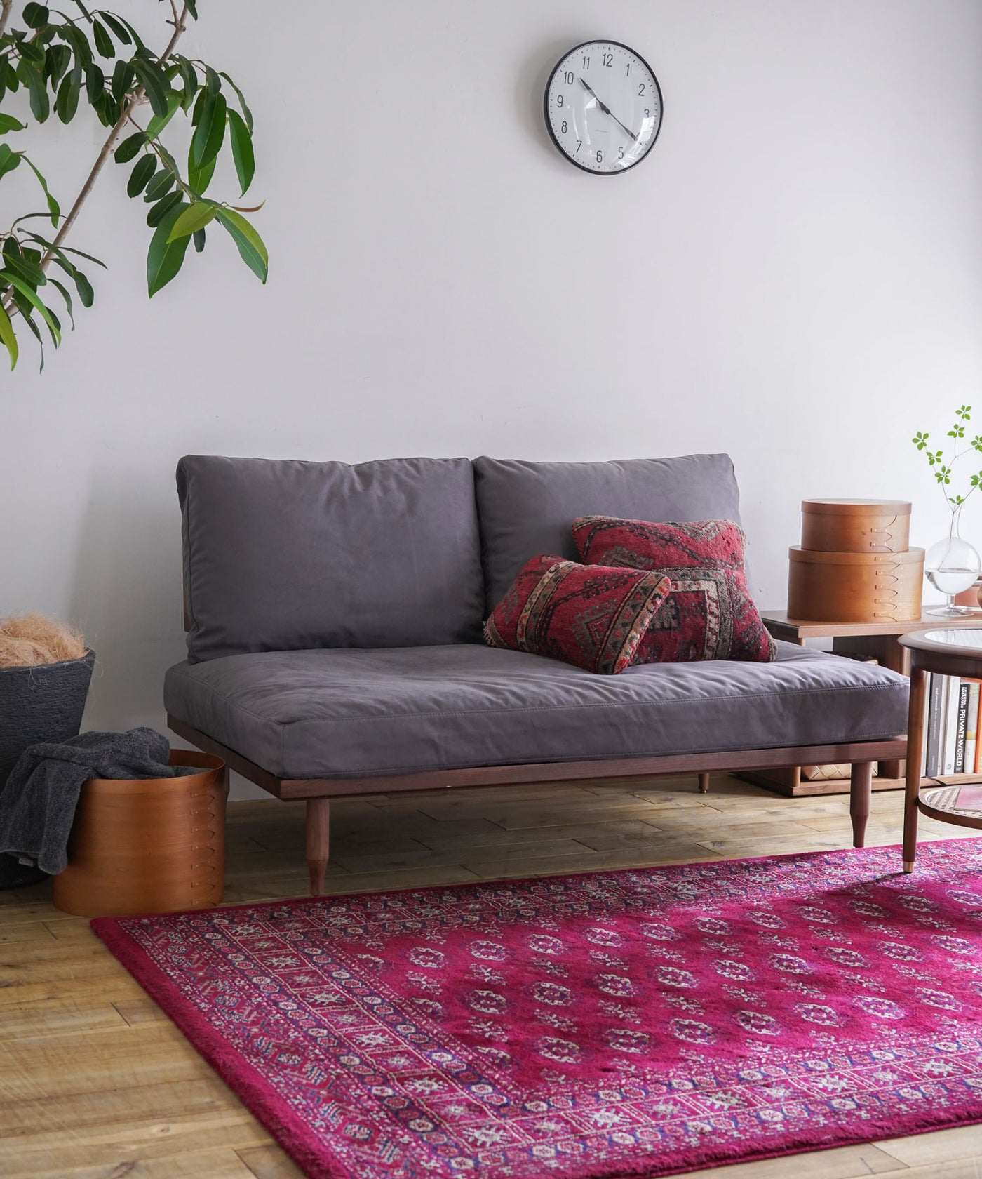 【限定！替えカバープレゼント中】EPI 2P SOFA WALNUT