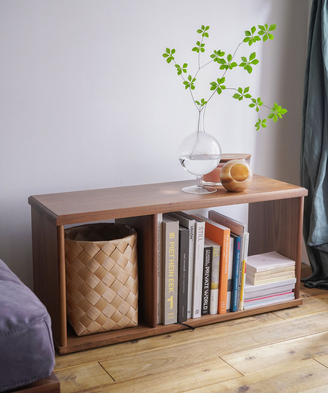 ecruxe（エクリュクス）EPI BOX TABLE WALNUT｜シンプルで使い勝手の