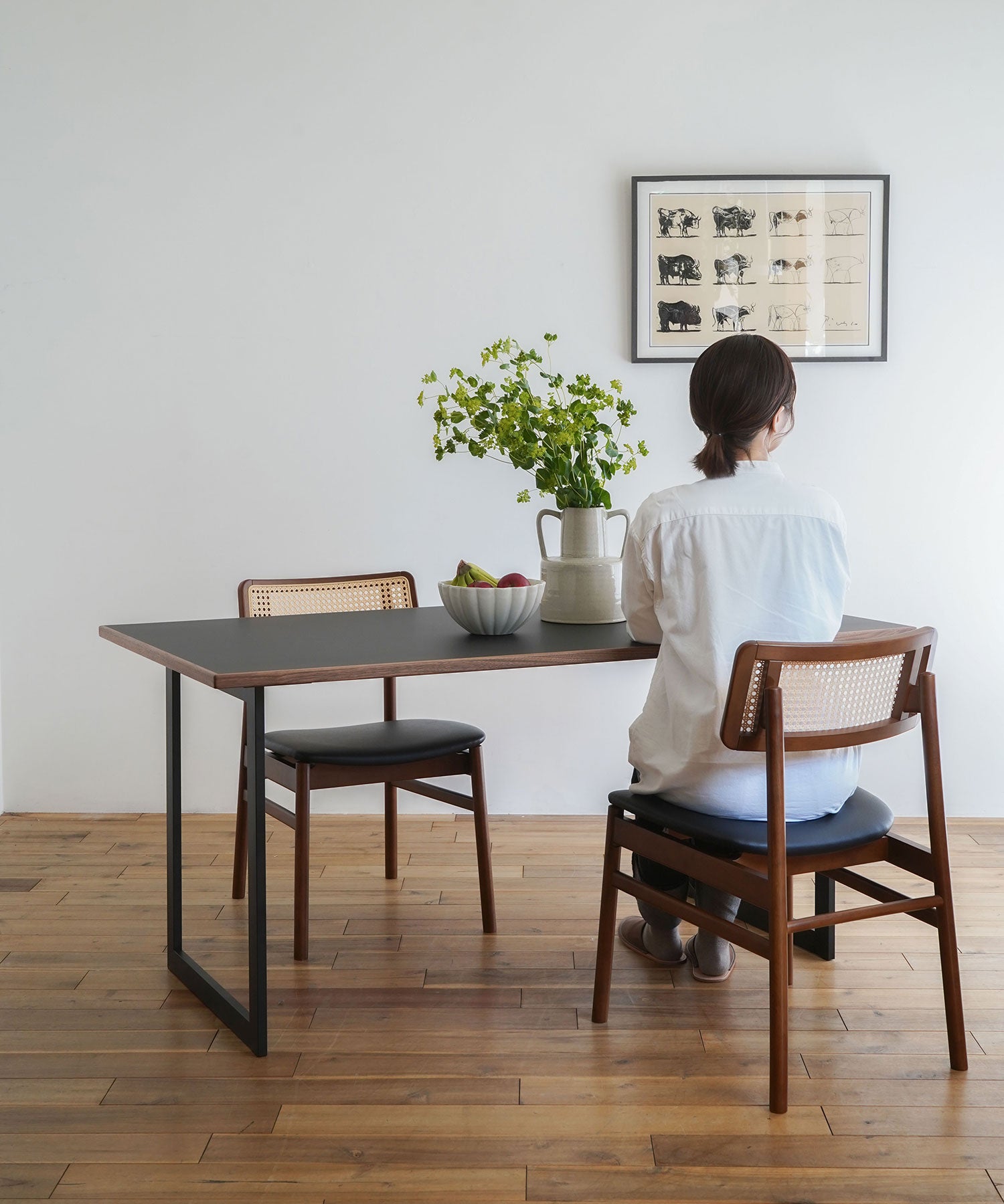 【受注生産品】CONTE ORDER TABLE BK