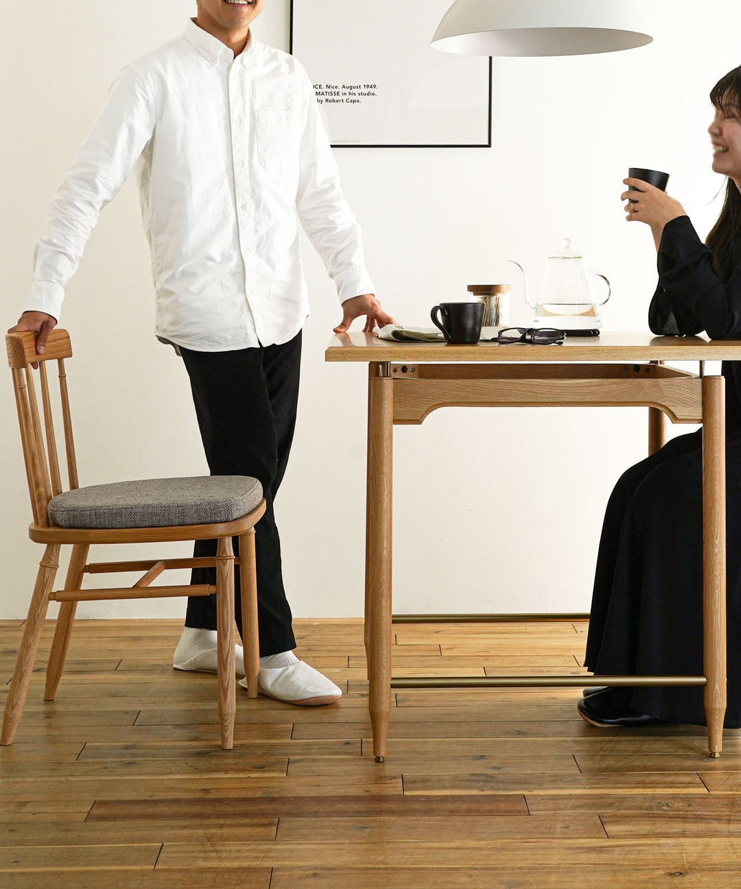 ecruxe（エクリュクス）EPI DINING TABLE 800 OAK | 高品質な安定感と