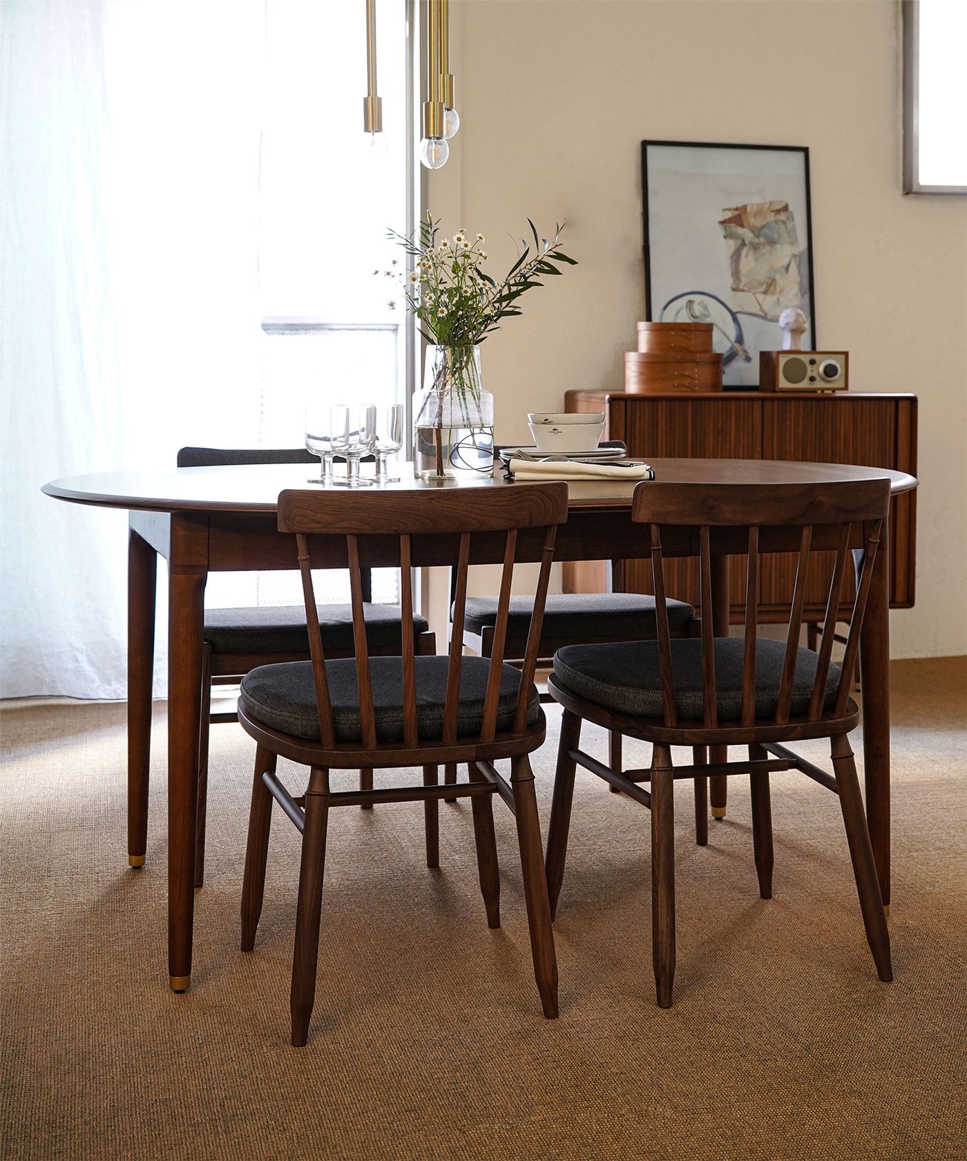 【XANDER DESIGNS（サンダーデザイン）】 JULIE（ジュリー）ROUND EXTENSION DINING TABLE