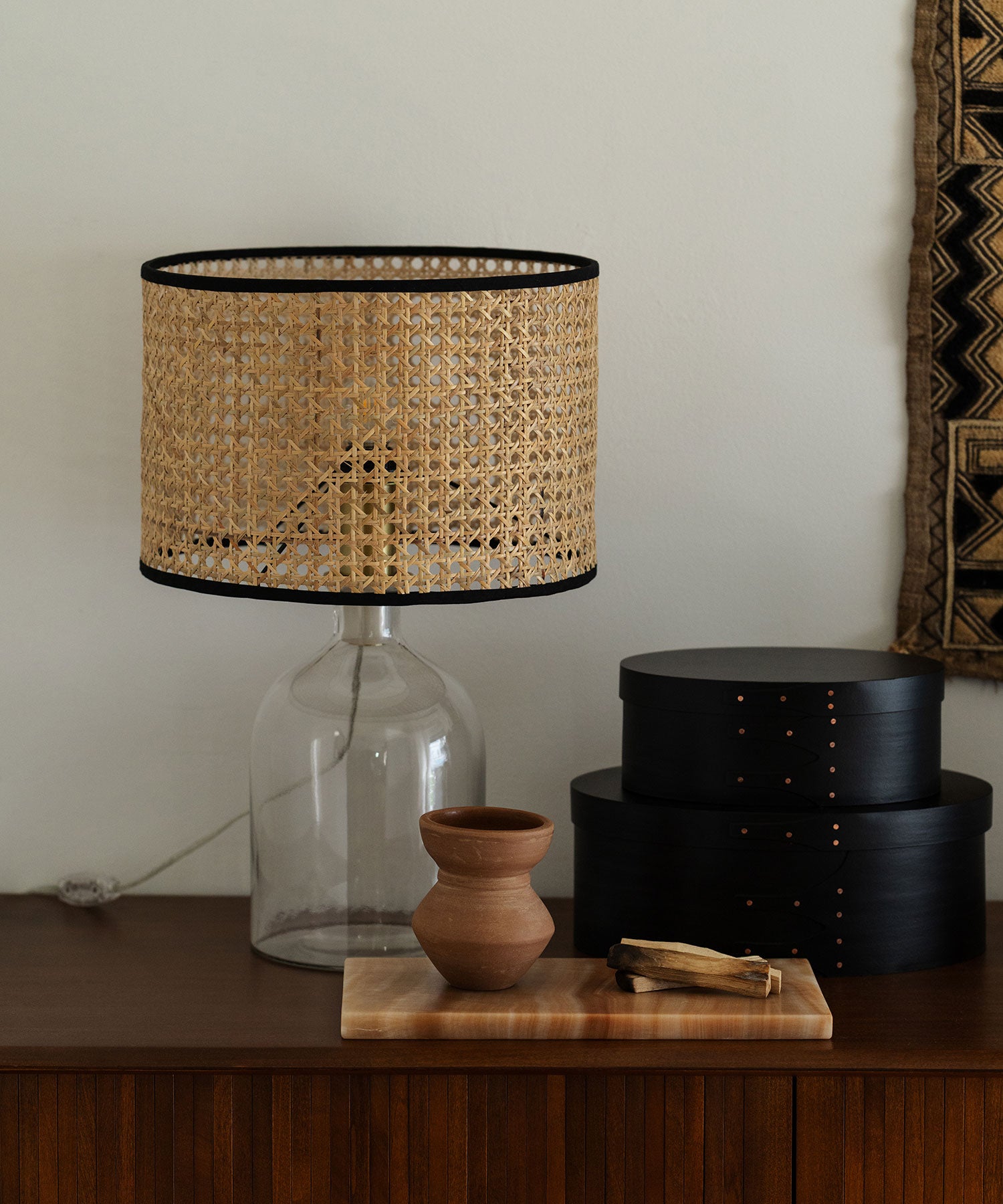 HEMMING GLASS TABLE LAMP