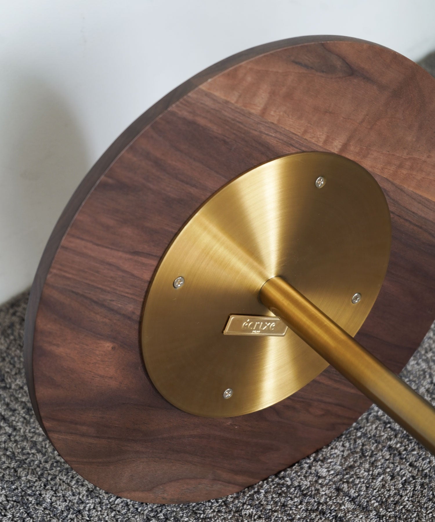 LIEN ROUND SIDE TABLE WALNUT