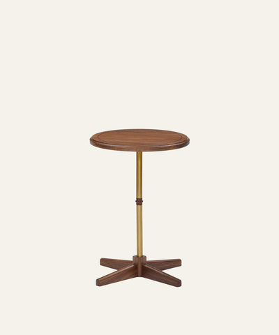 LIEN ROUND SIDE TABLE WALNUT