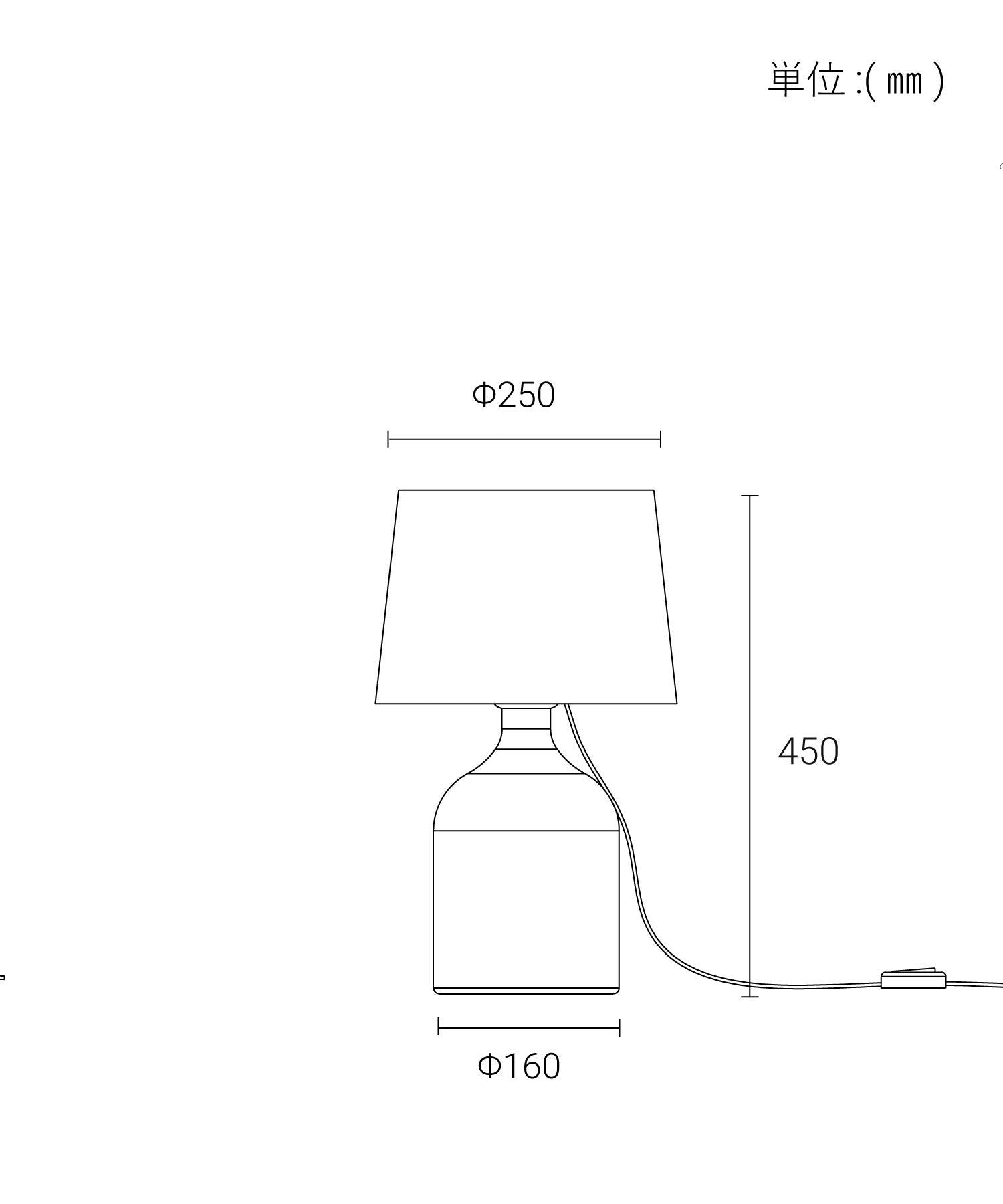 LINO GLASS TABLE LAMP