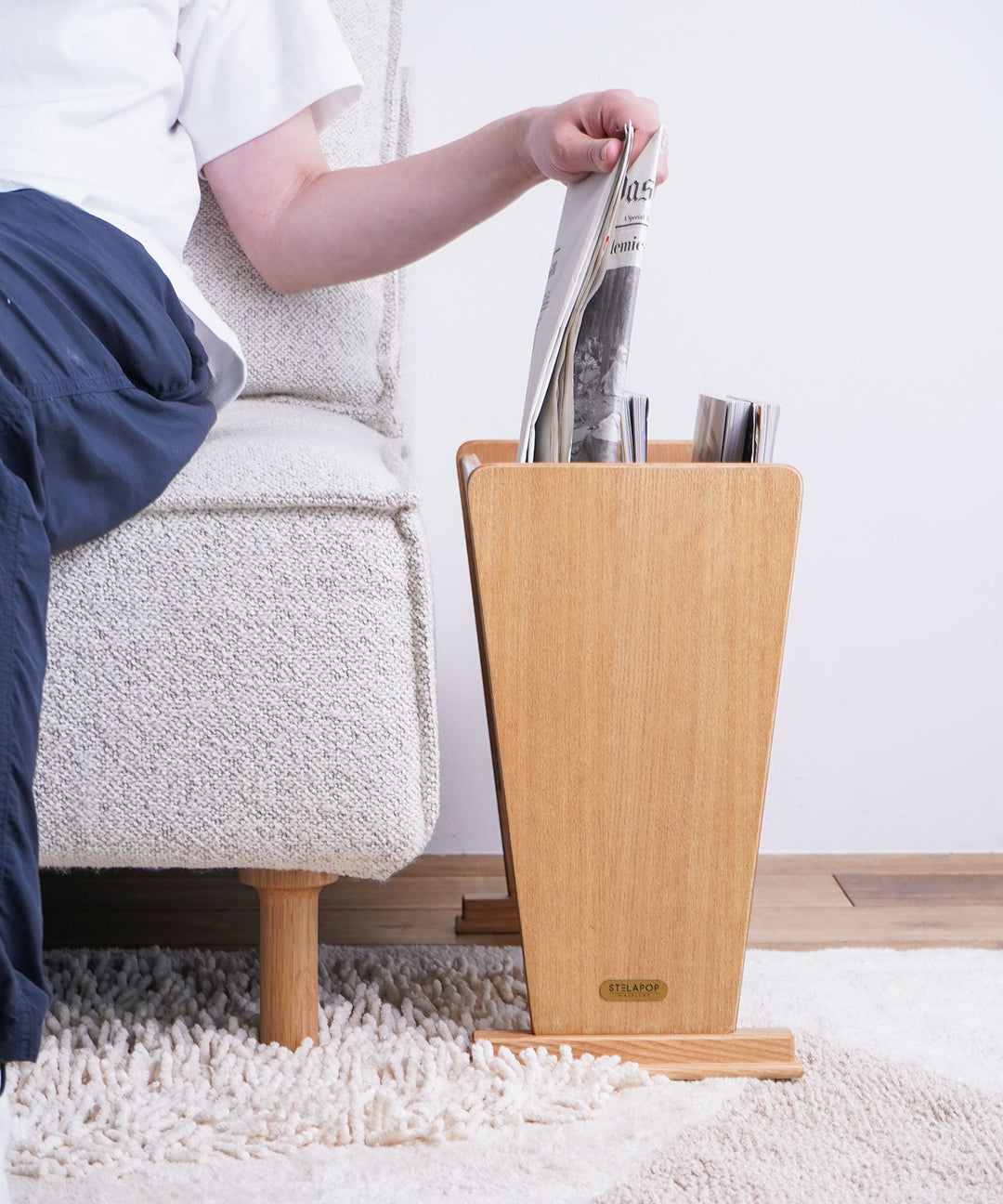 ecruxe エクリュクス / マガジンラック | サステナブルなデザインで