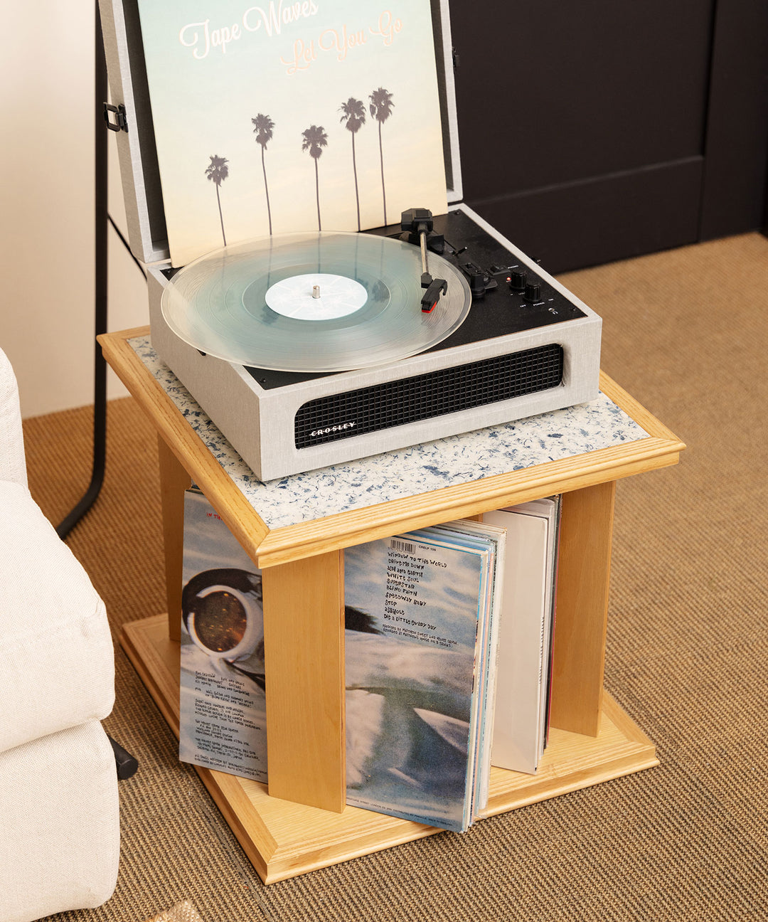 ecruxeエクリュクス / レコードラックテーブル｜音楽を楽しむ