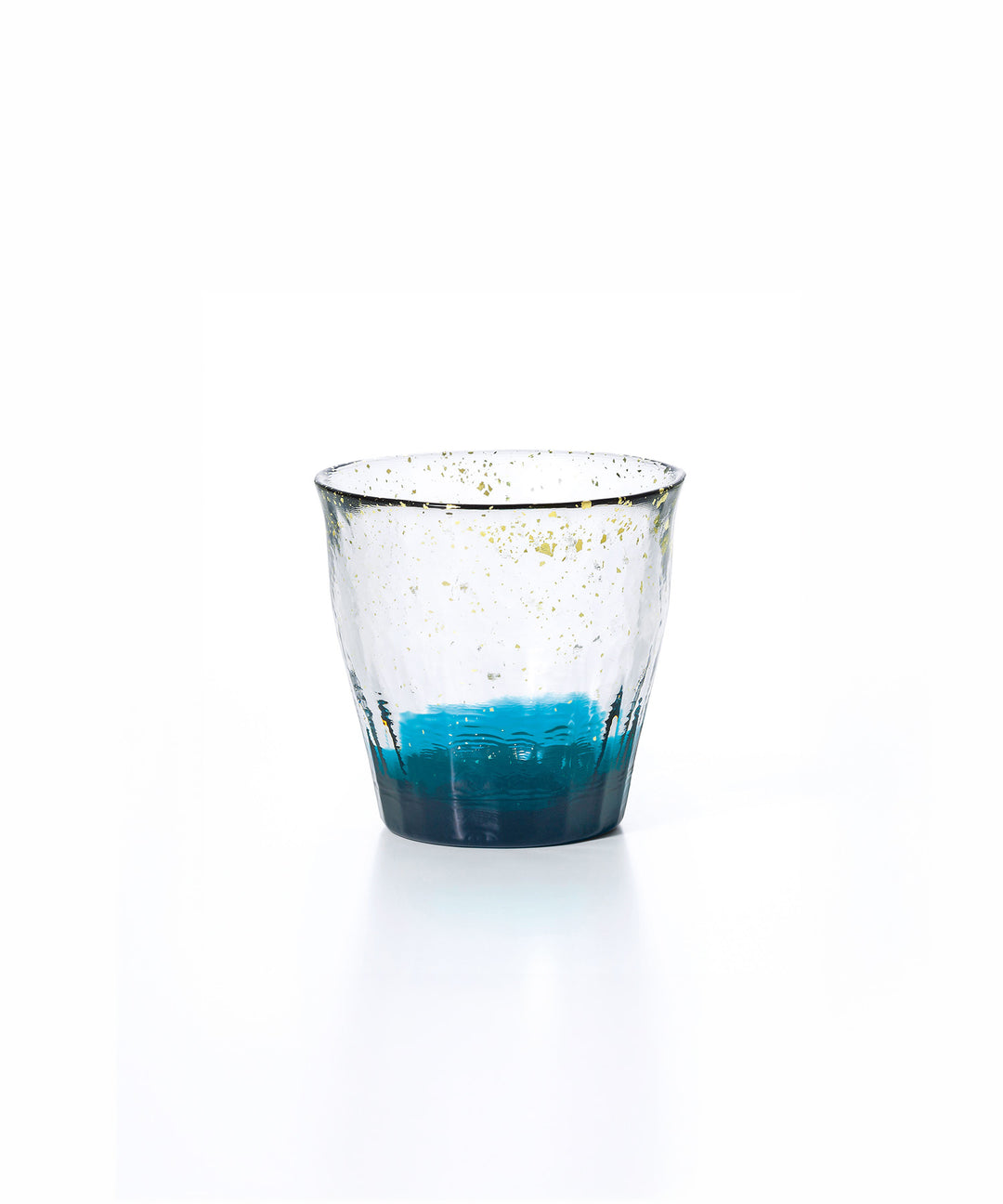 津軽びいどろ 氷華 金彩ロックグラス｜木箱入り ウイスキーグラス 焼酎