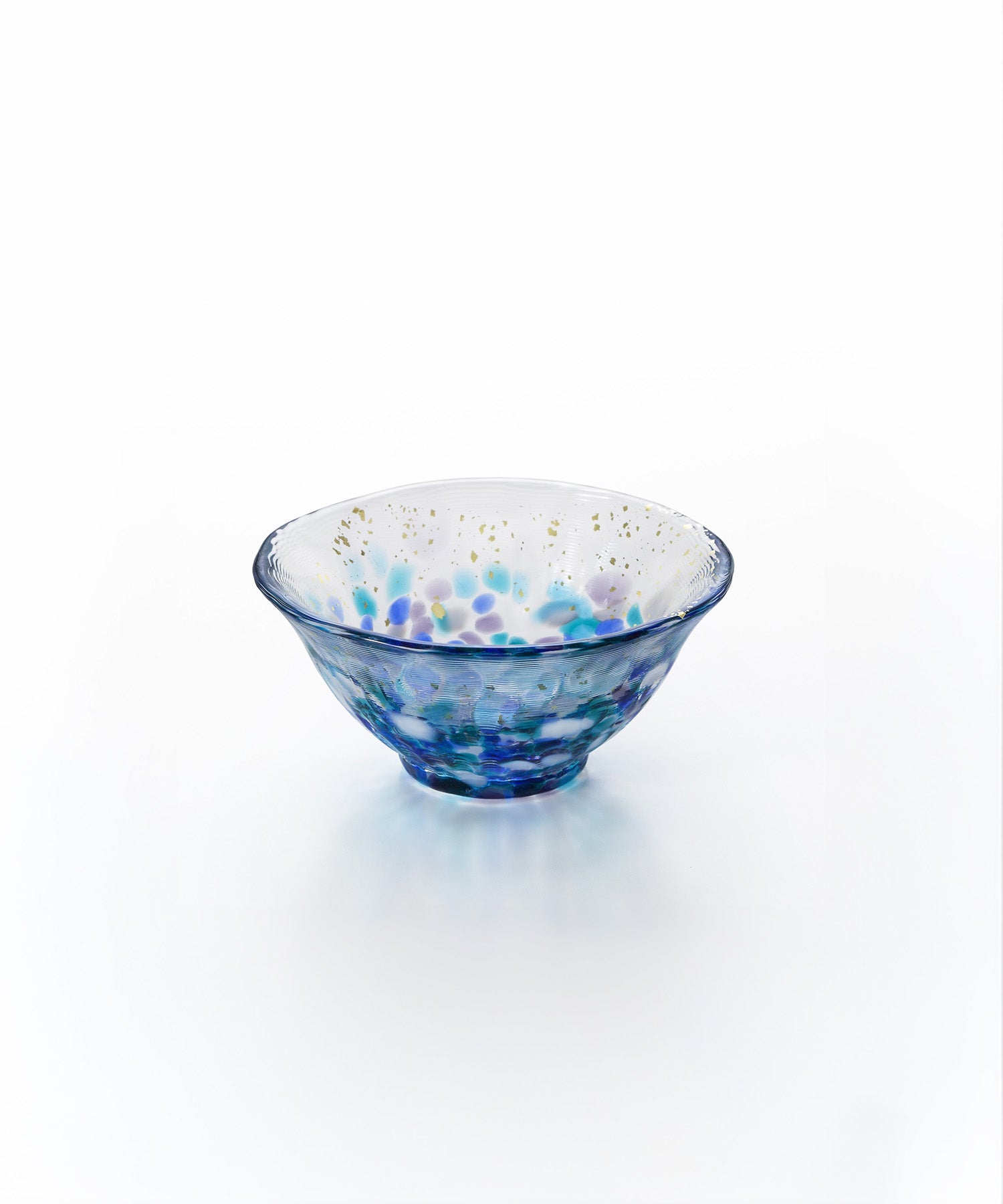 津軽びいどろ 爽華 金彩 盃