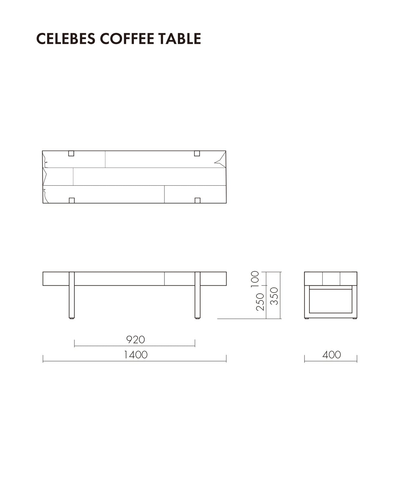 【再値下げ】CELEBES COFFEE TABLE