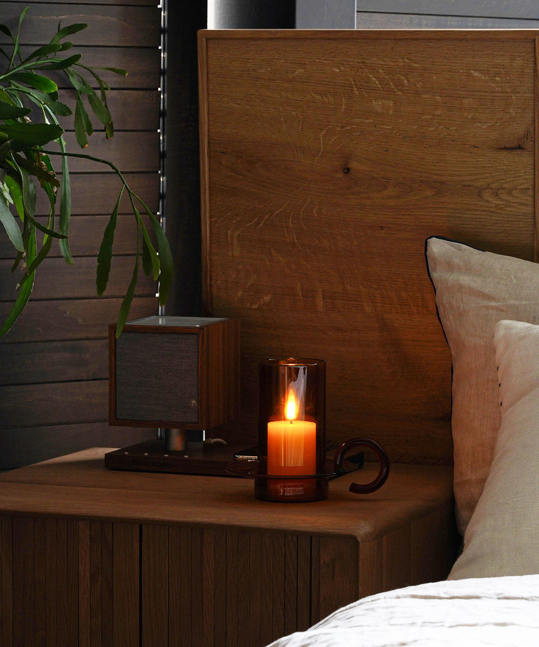 ferm LIVING（ファームリビング）】Luce Candle Holder Amber