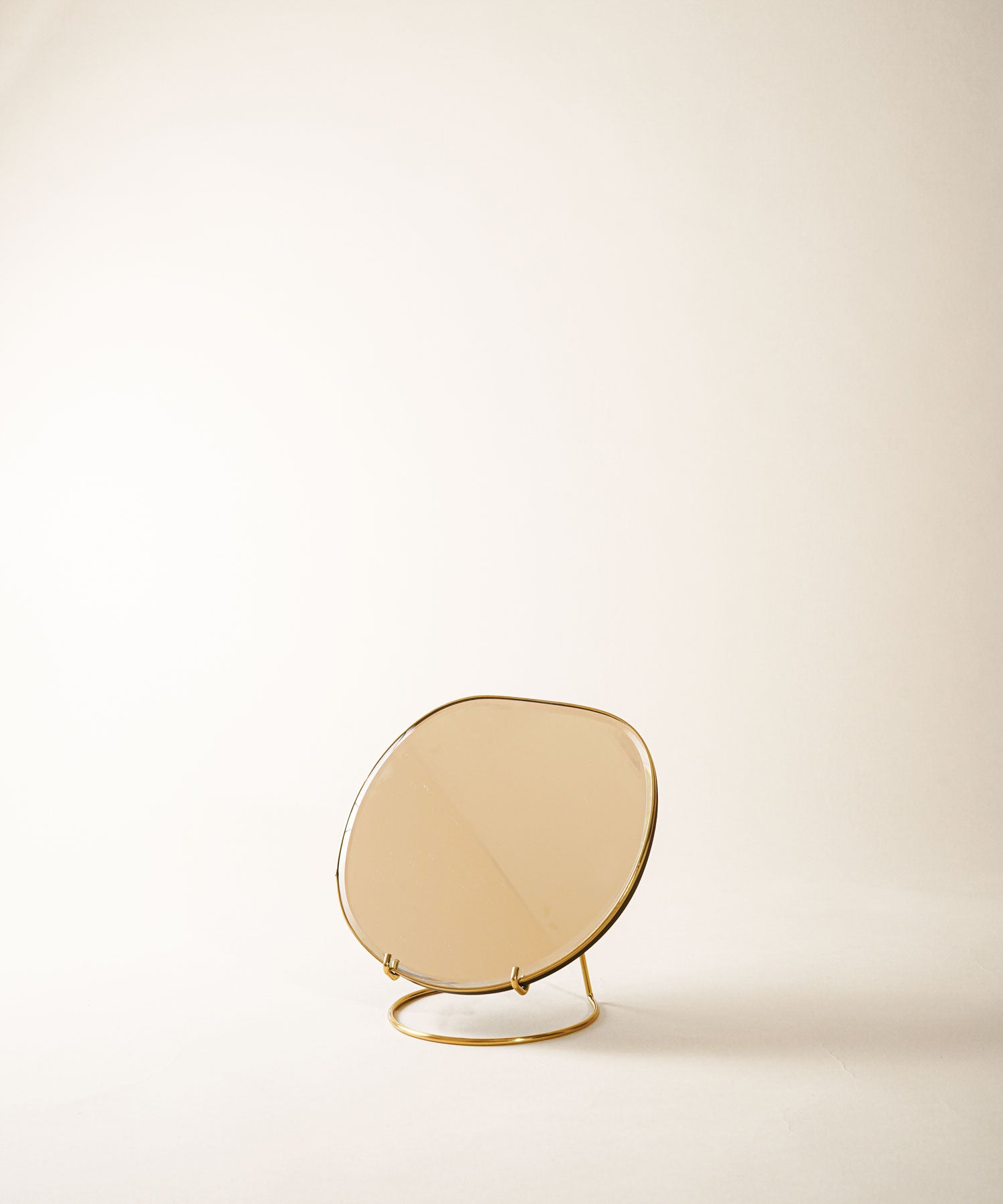 Pond Table Mirror Brass