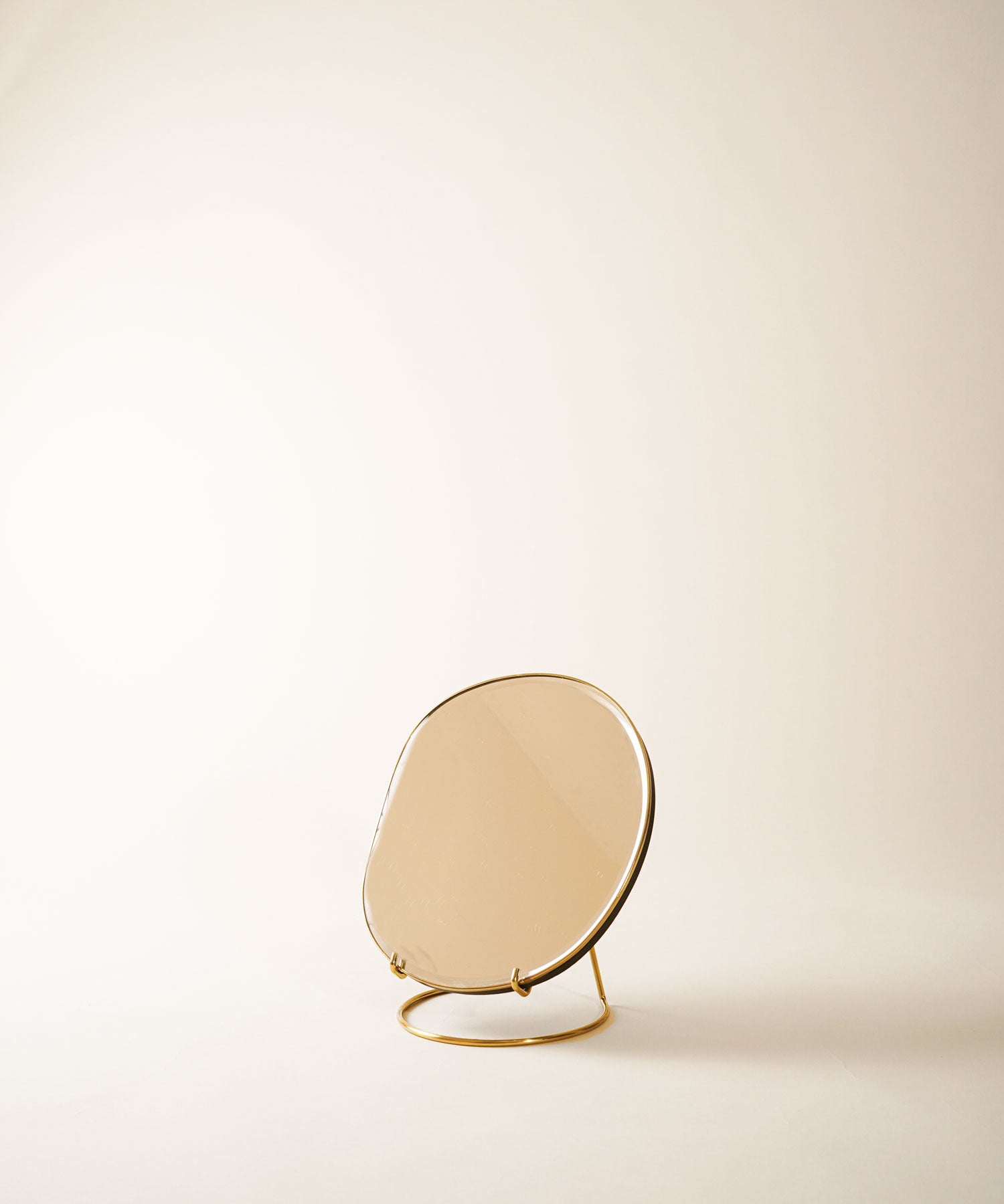 Pond Table Mirror Brass