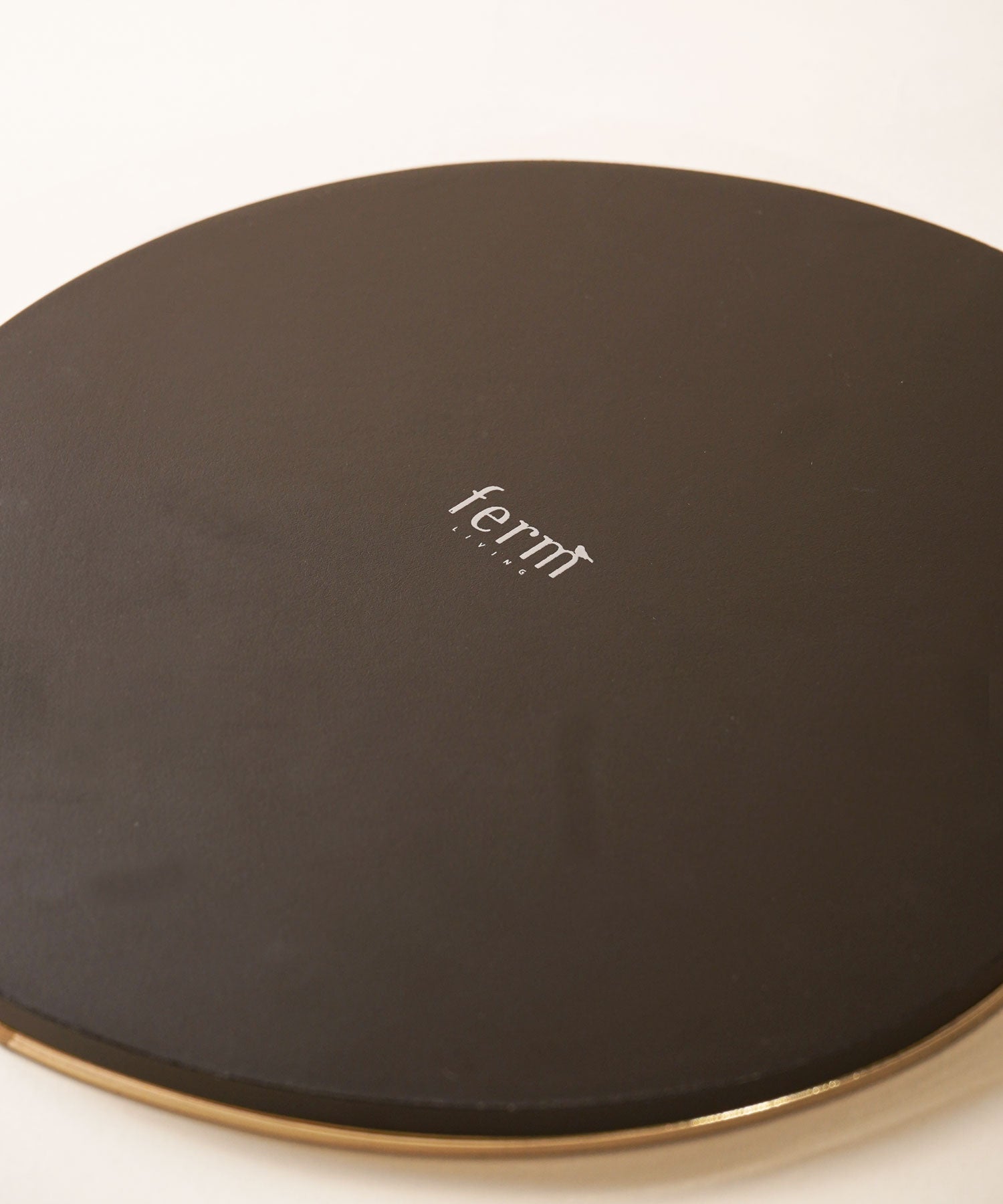 Pond Table Mirror Brass