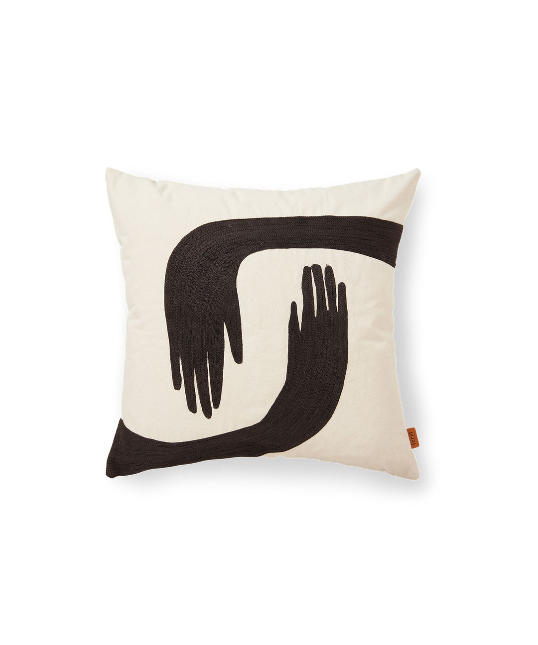 ferm LIVING Pose Cushion - 創造性とつながりを象徴するオーガニック