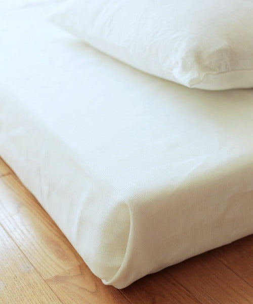 fog linen work / リネンフラットシーツ シングル｜一年中快適に使える