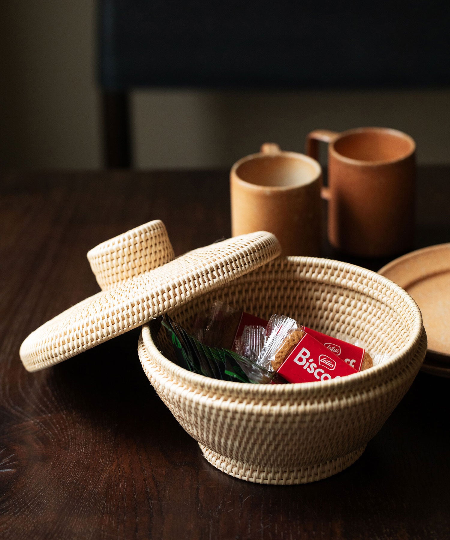 蓋付きバスケット