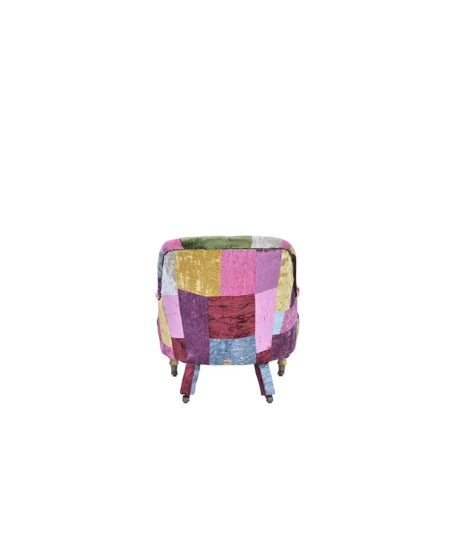 ANNE CHAIR VELVET PATCHWORK BOHEM