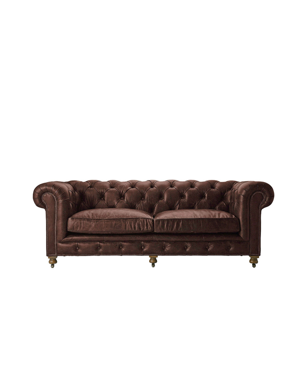 HALO（ハロー）】KENSINGTON 2.5P SOFA BIKERTAN｜ヴィンテージソファ
