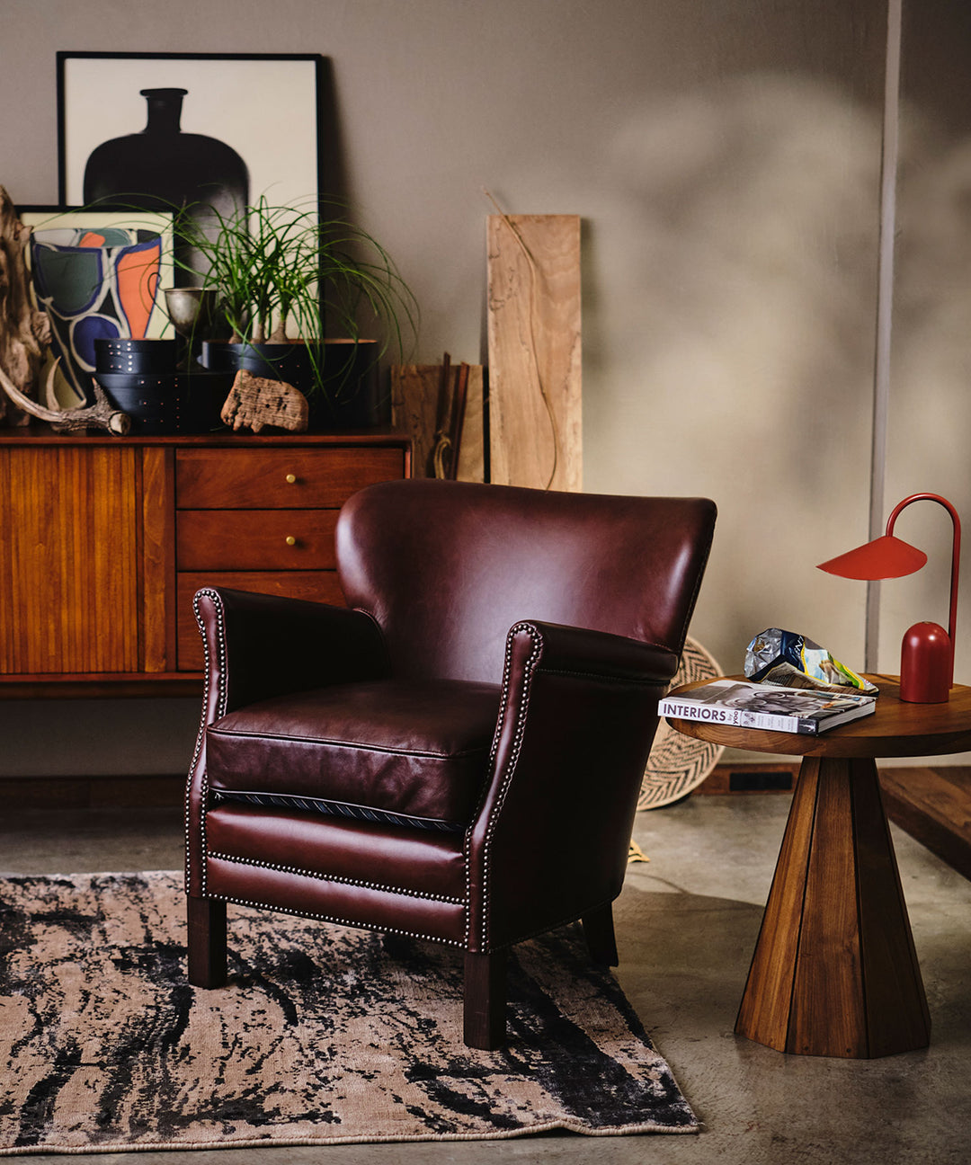 HALO（ハロー）PROFESSOR ARM CHAIR BIKERTAN レザー ソファ