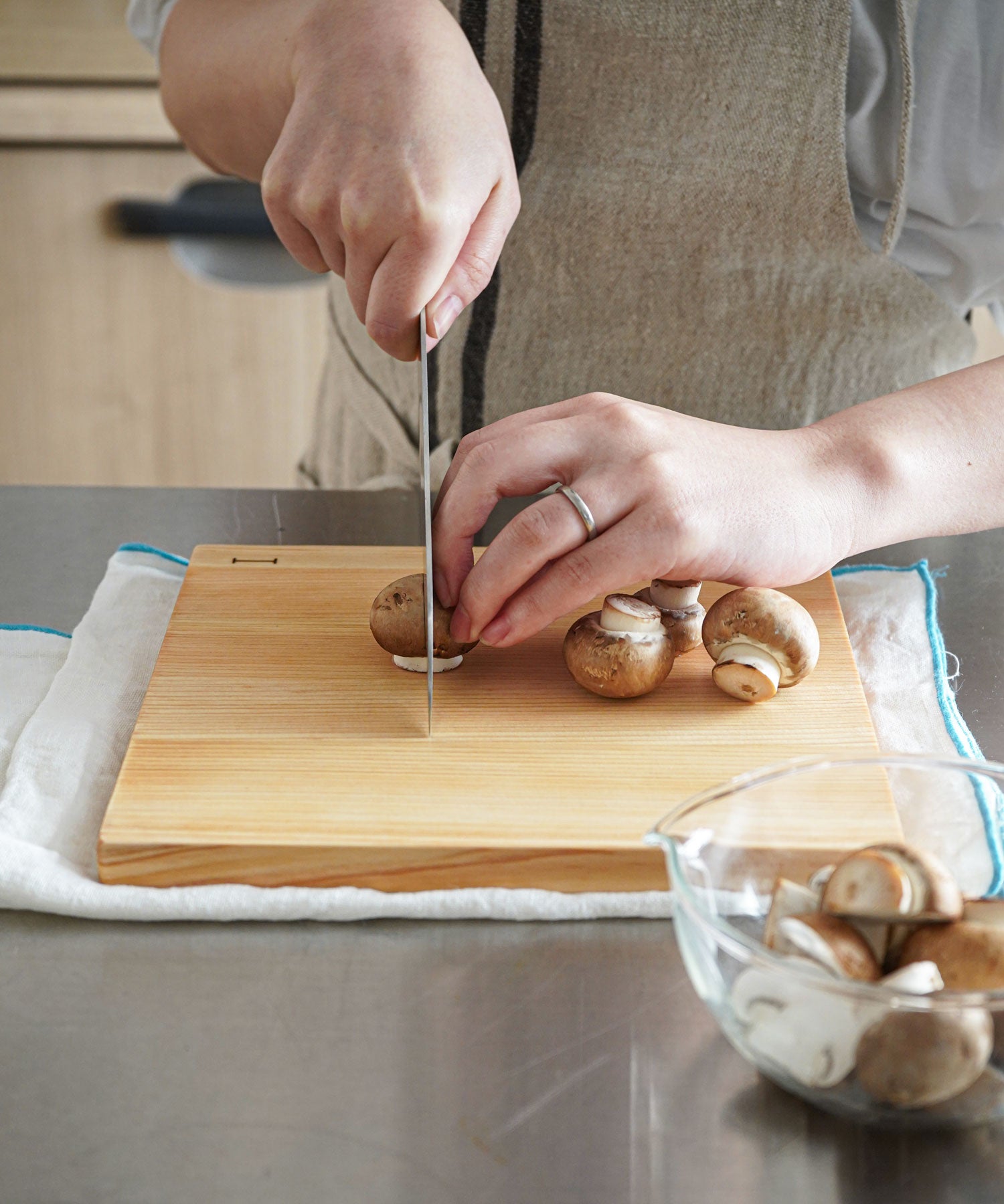 ひのき まな板（寄木）