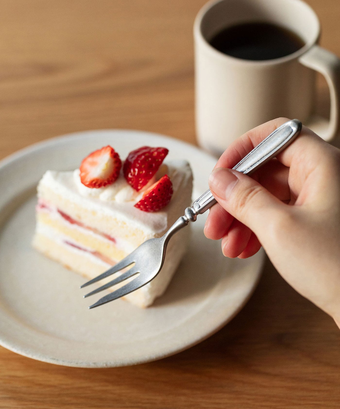 ランドハウス　ケーキフォーク ヴィンテージ加工