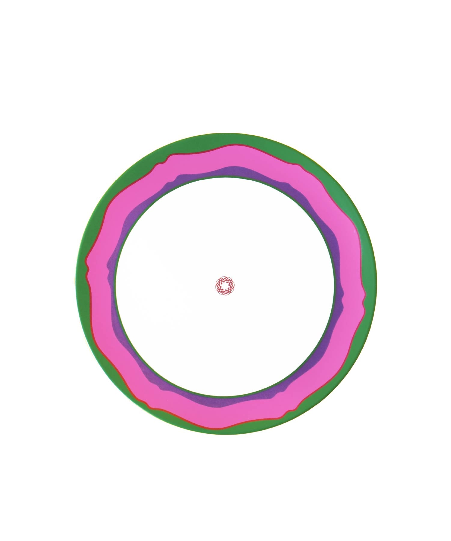 pink×white（Pink Wavy Rim）