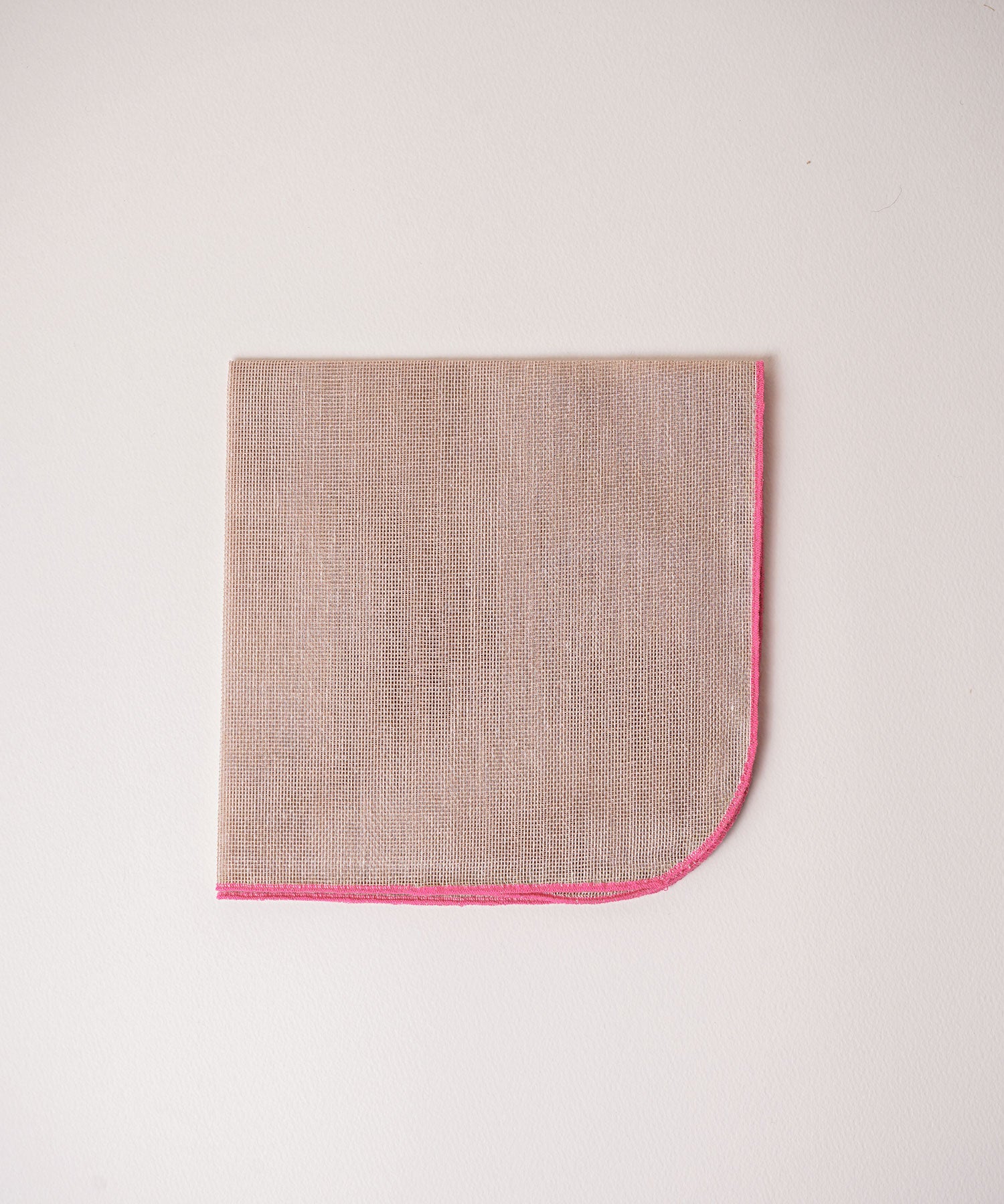 かやふちどりハンカチ