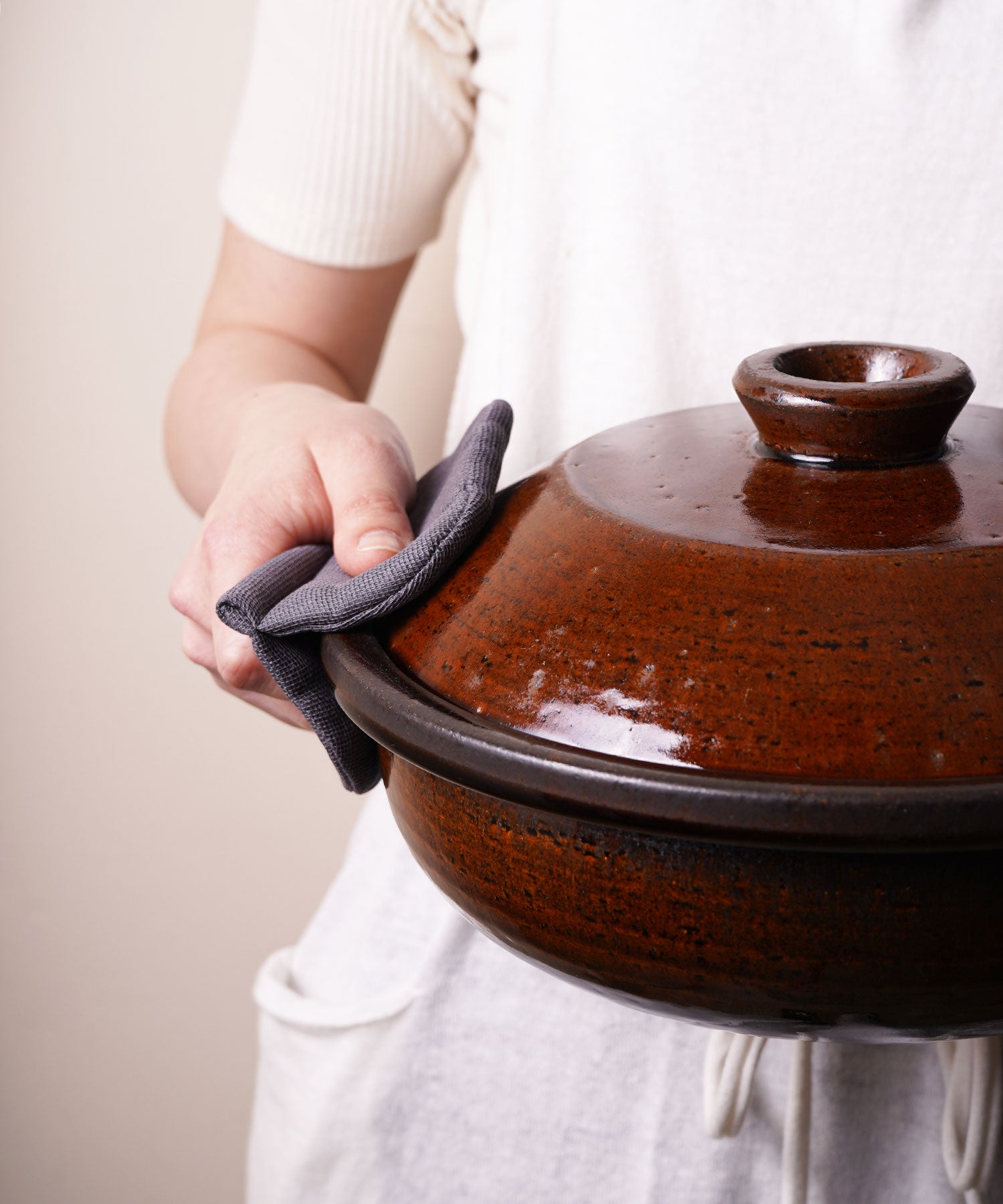 シンプルかや鍋つかみ