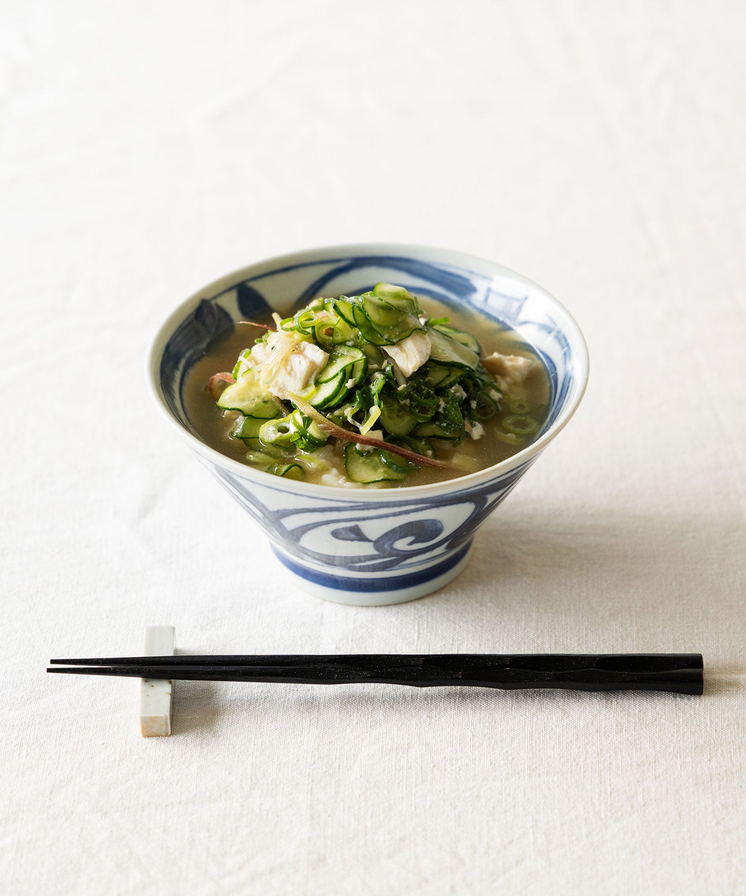 藍草紋 50反型丼