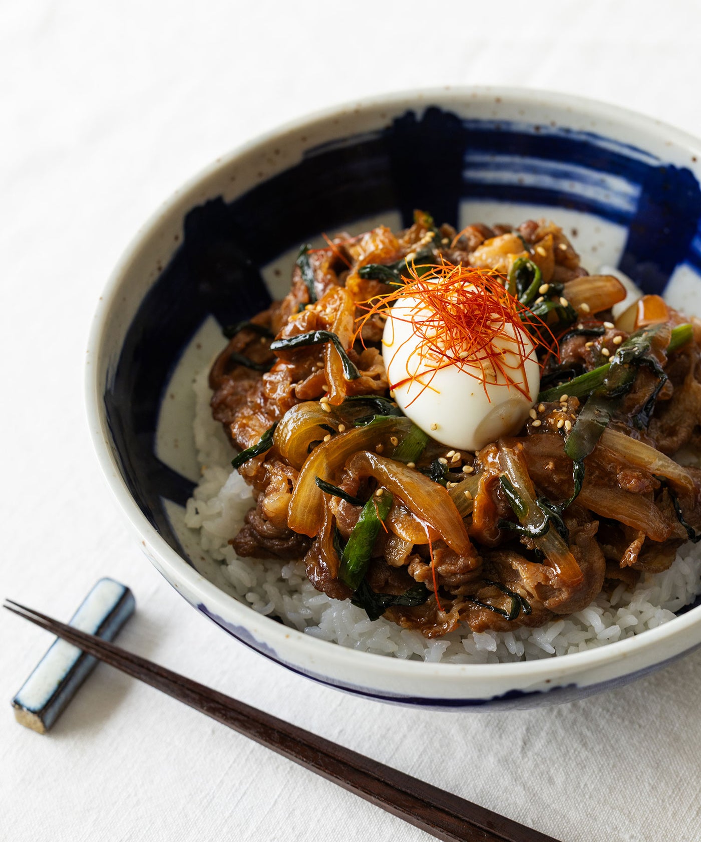 【予約・7/11頃発送予定】刷毛目格子 麺丼