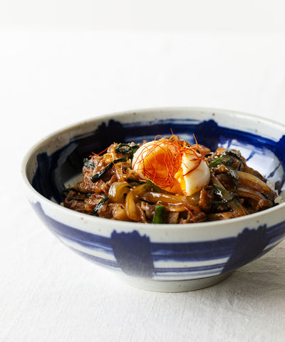 【予約・7/11頃発送予定】刷毛目格子 麺丼