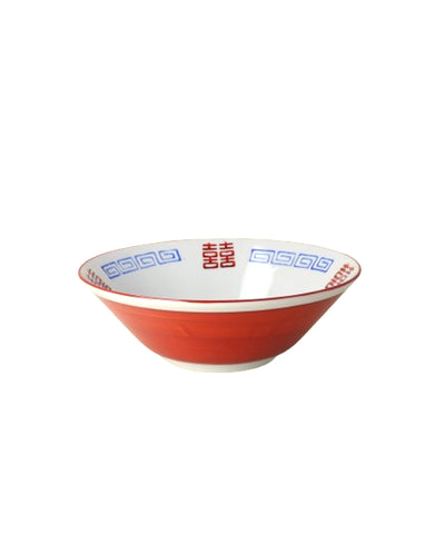 【予約・9/19頃発送予定】ラーメンどんぶり 赤巻