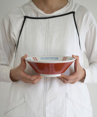 【予約・9/19頃発送予定】ラーメンどんぶり 赤巻