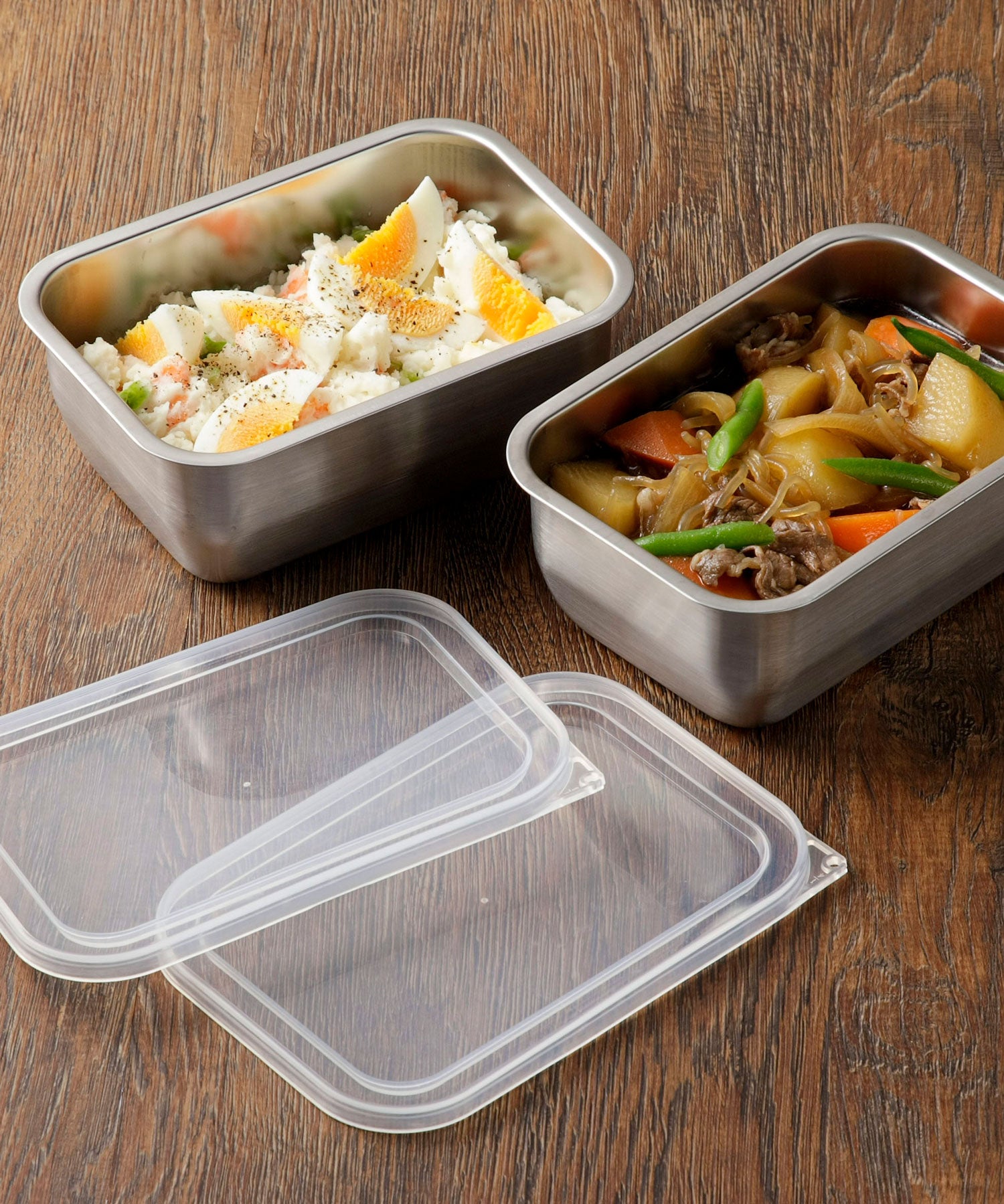 システムバット (蓋つき)・下ごしらえ角ザル